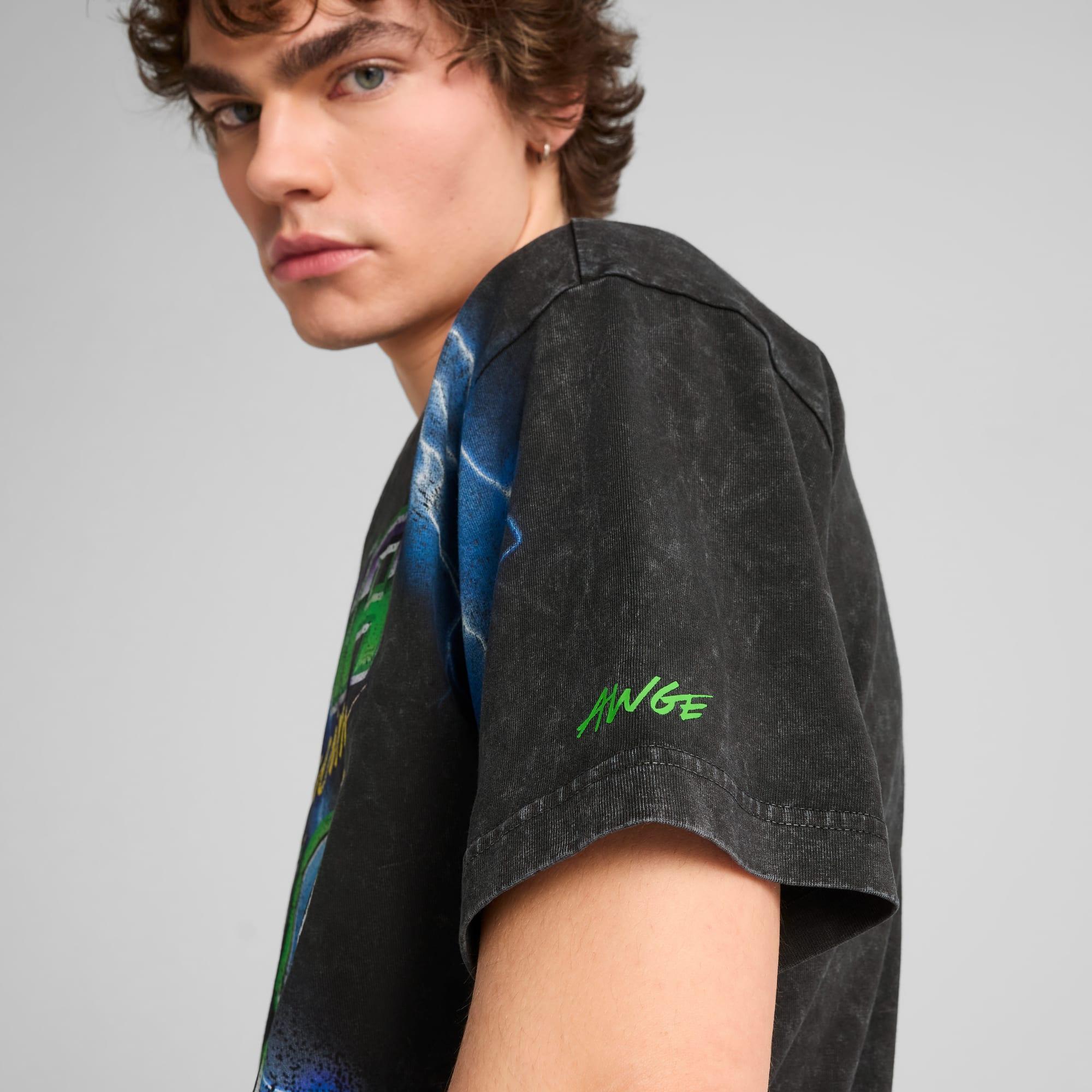 0797. Tech Essential™ Relaxed Tee - Black/Black "OTWR" Product Image