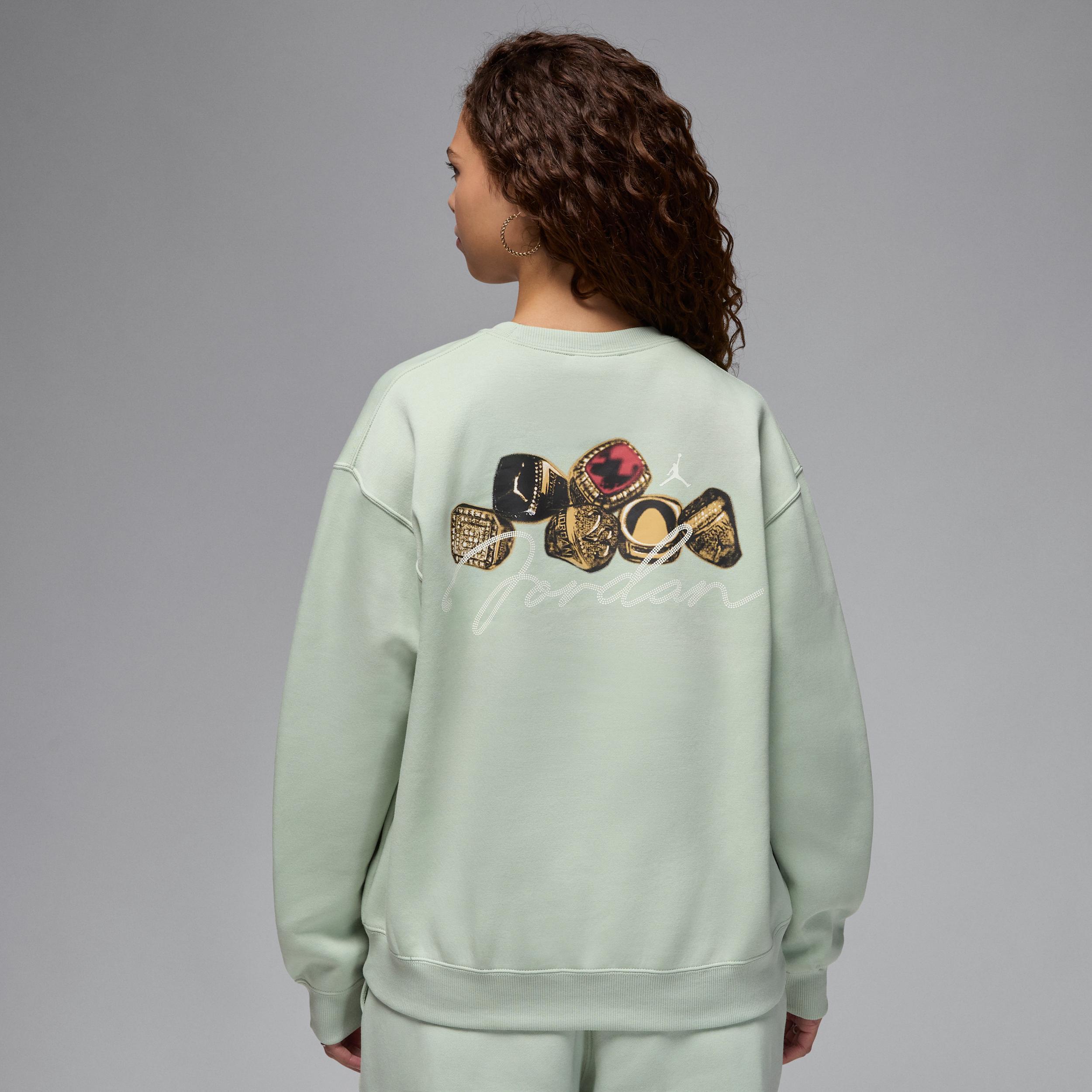 Women's Jordan Brooklyn Fleece Crew-Neck Sweatshirt Product Image