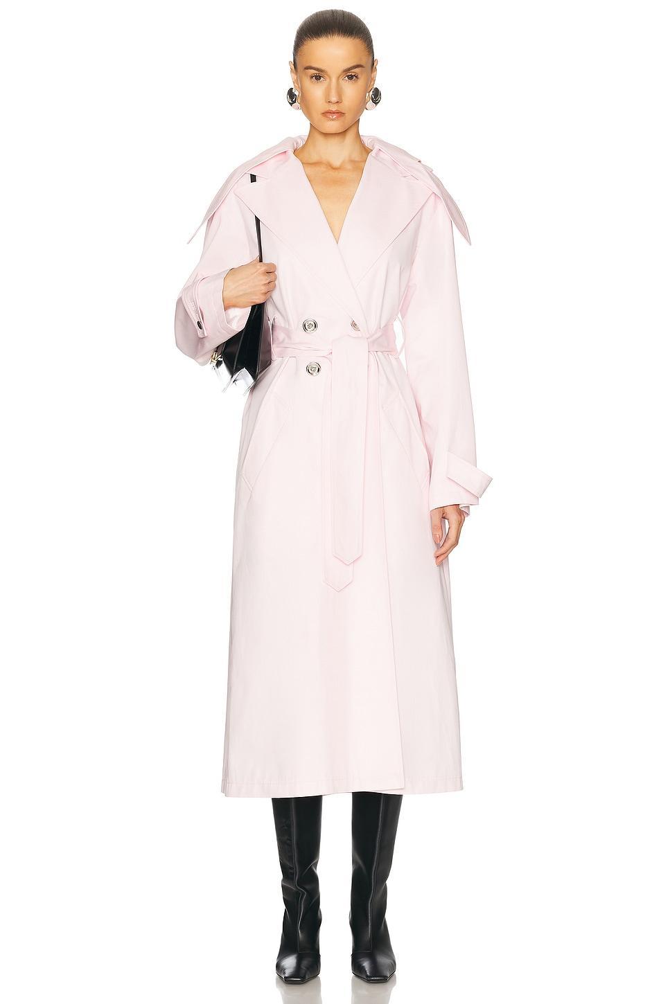 Hooded Trench Coat Product Image