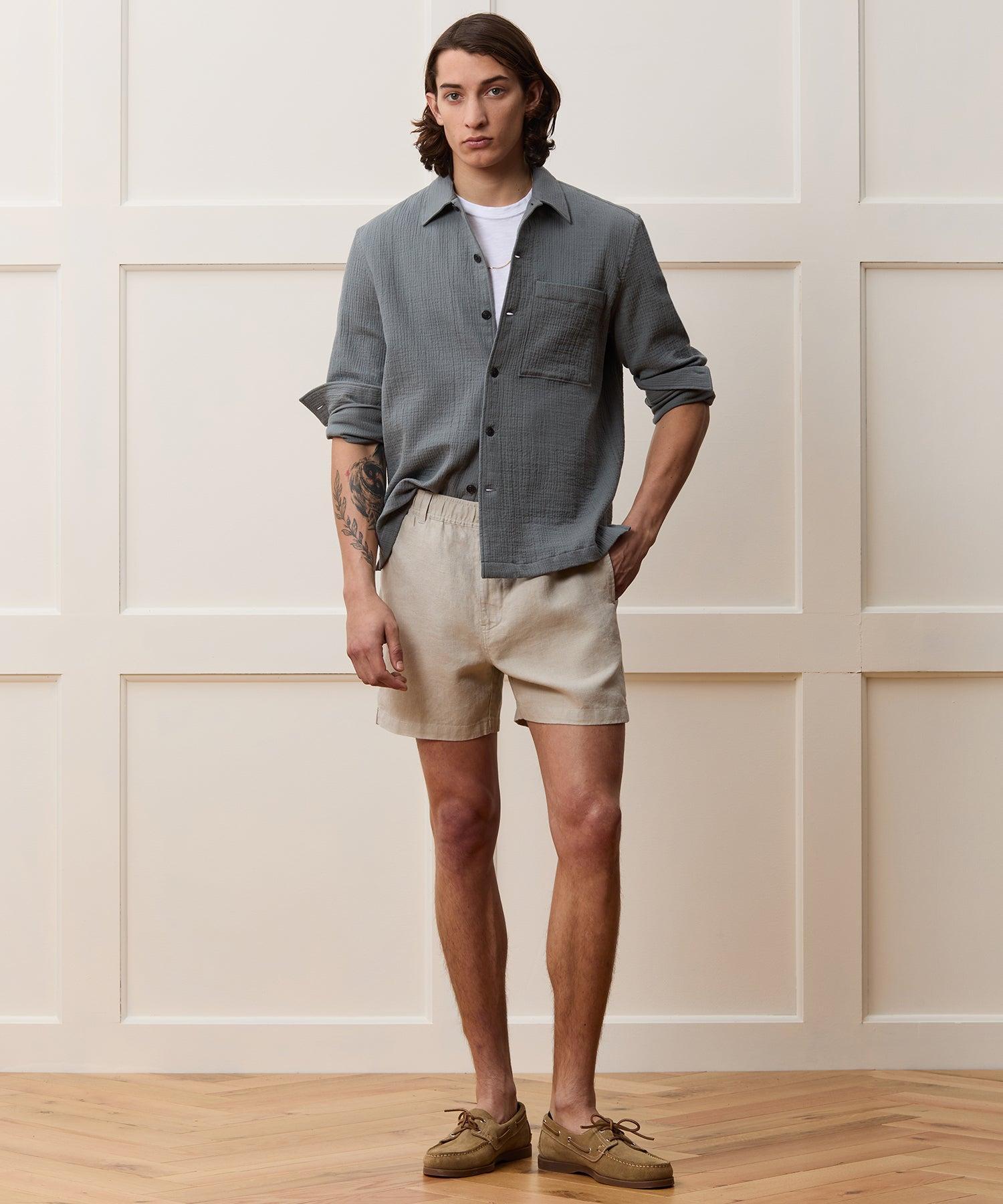 5" Linen Beachcomber Short Product Image