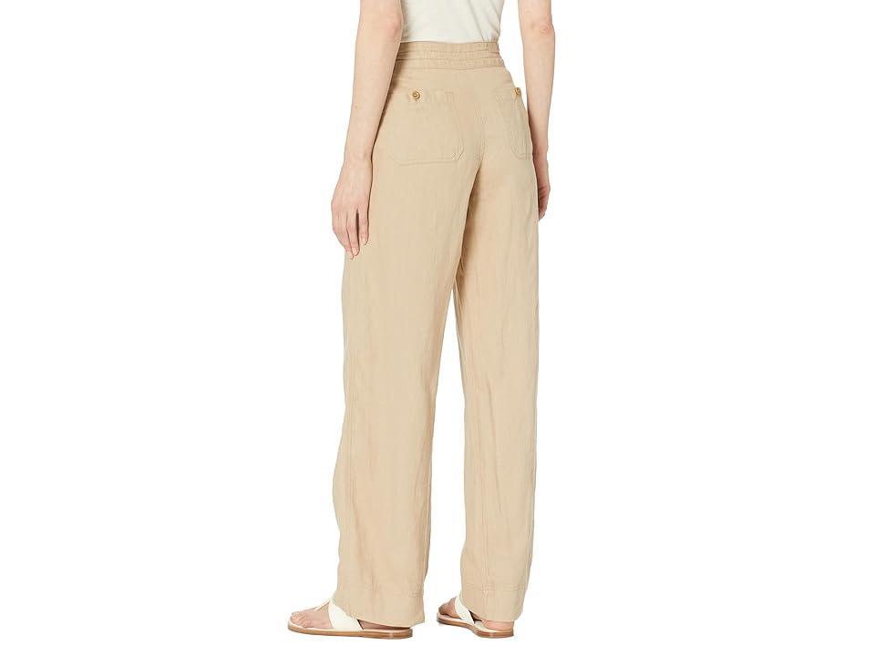 Lauren Ralph Lauren Wide Leg Linen Pants Product Image