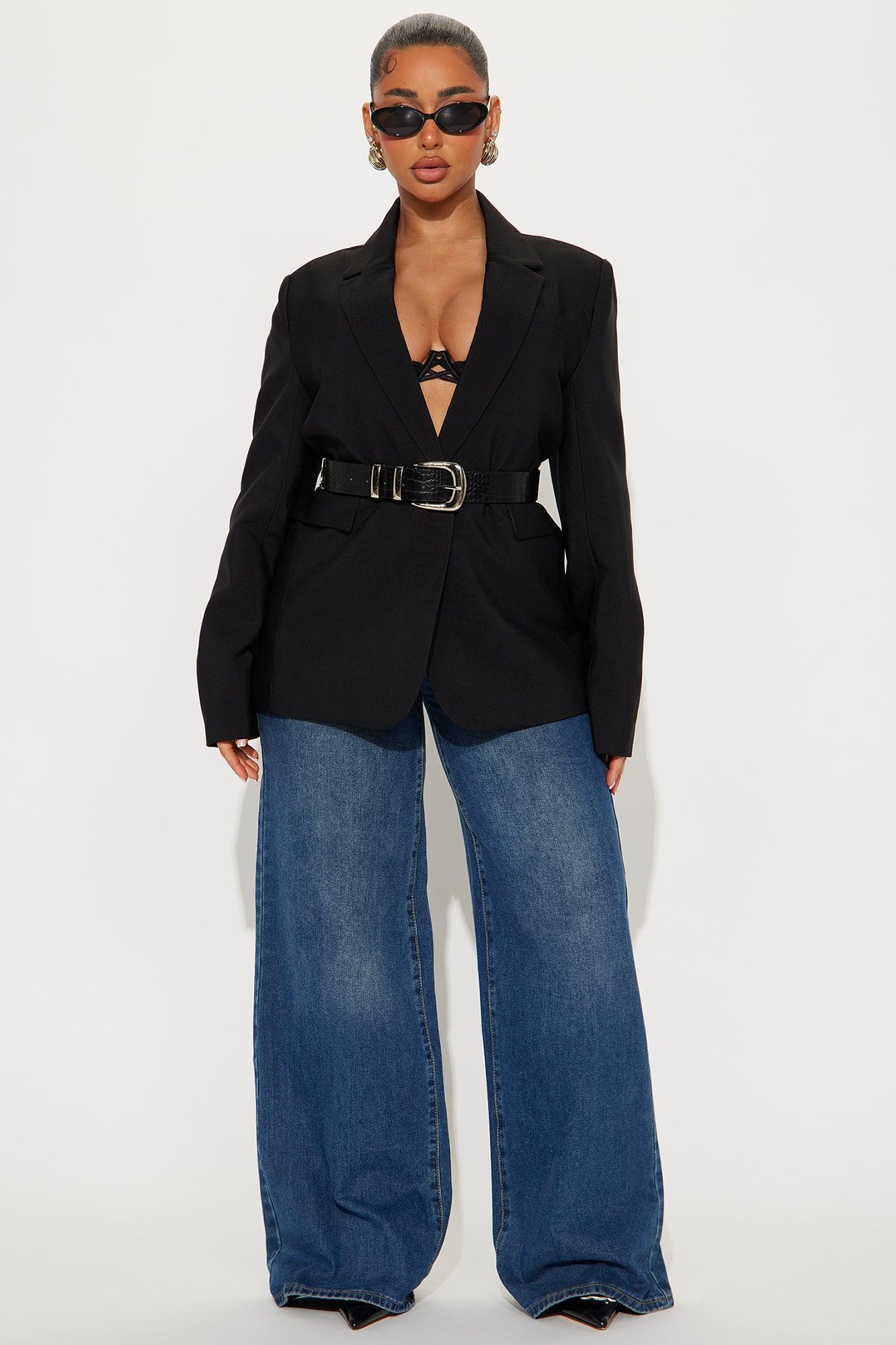 The Janet Blazer - Black Product Image