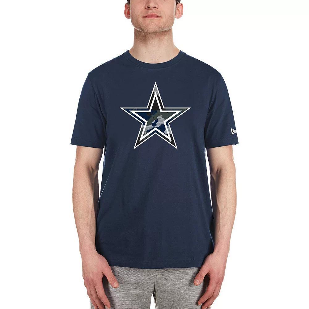 Men's New Era Navy Dallas Cowboys Logo T-Shirt, Size: 3XL, Blue Product Image
