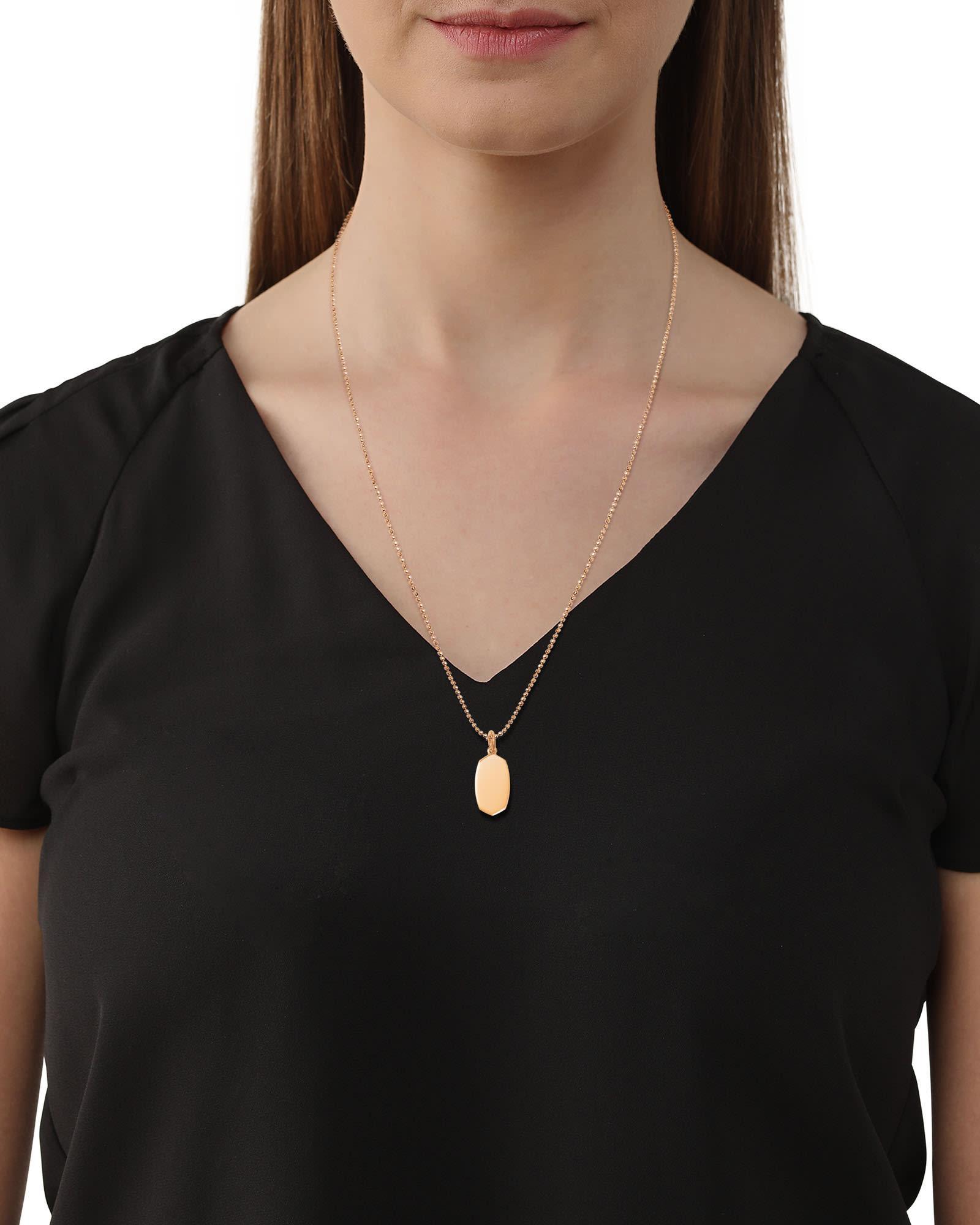 Kendra Scott Elisa Charm in 18k Rose Gold Vermeil | Metal Product Image