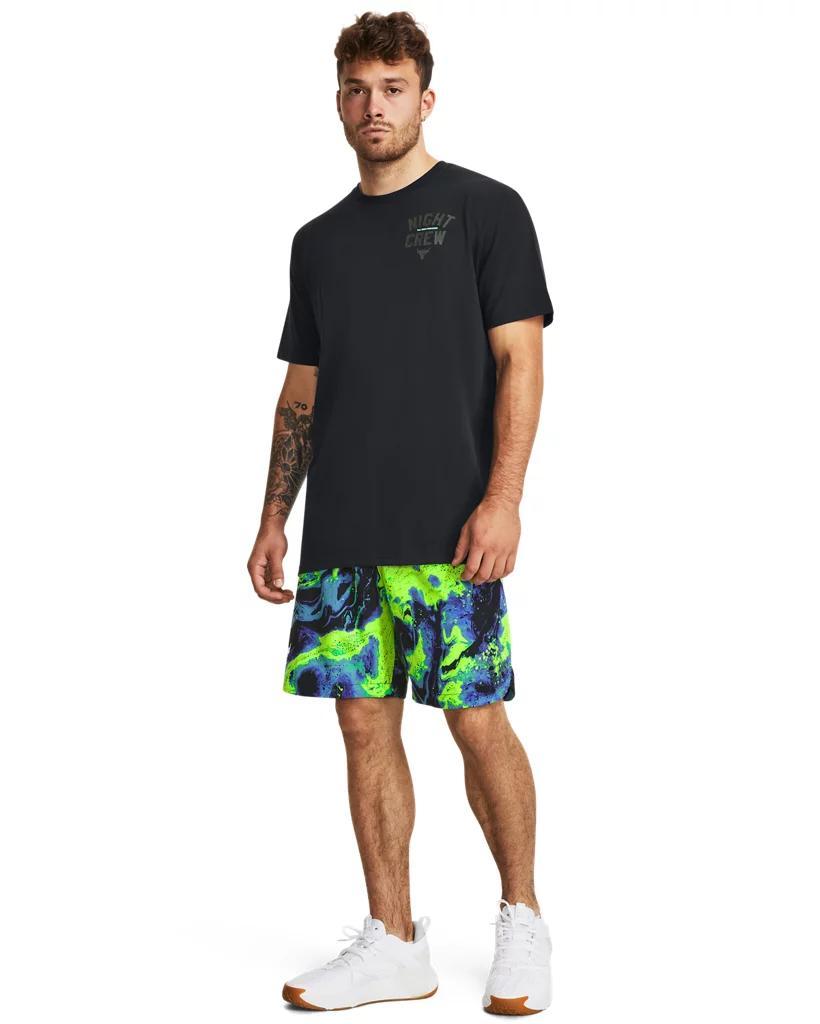 Men's Project Rock Night Crew Short Sleeve Product Image