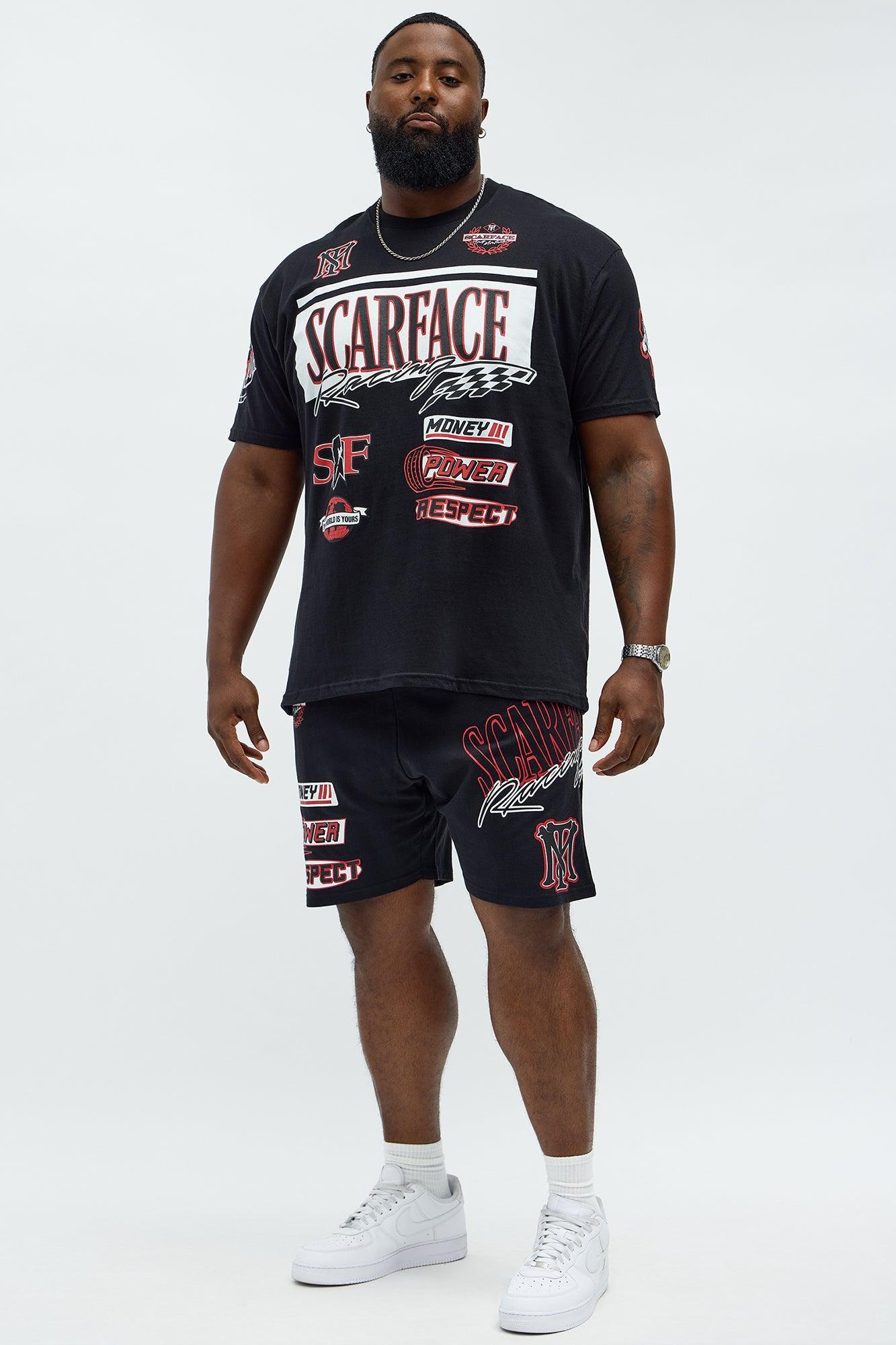 Scarface Racing Short Sleeve Tee - Black Product Image