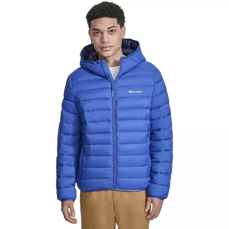 Mens Champion Lightweight Puffer Jacket with Hood Product Image