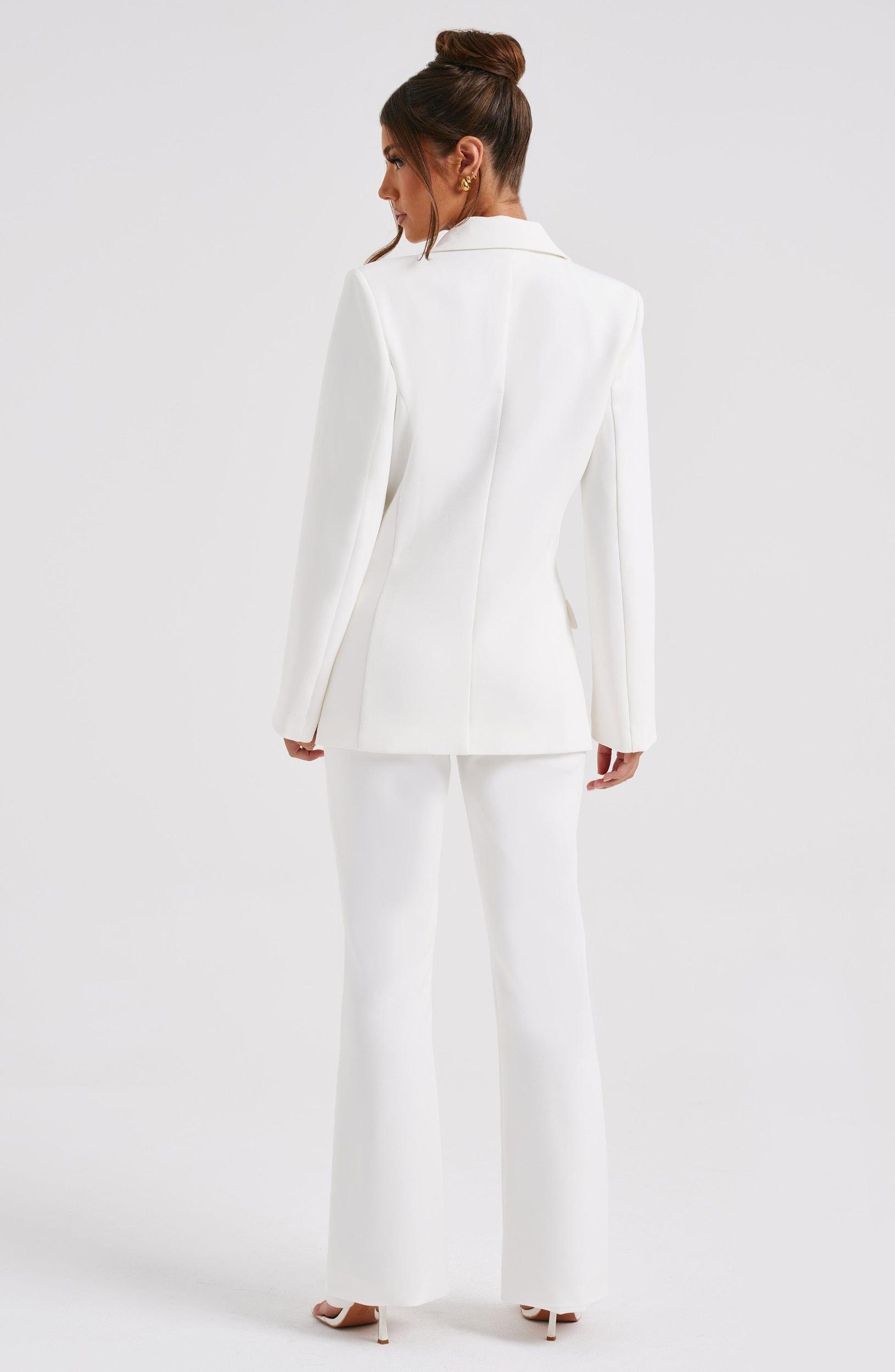 Hazel Suit Jacket - Ivory Product Image
