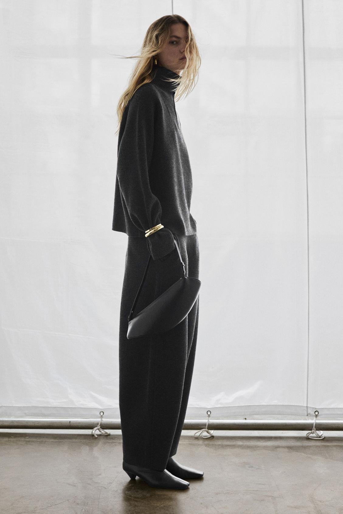 MERINO WOOL HALF-ZIP SWEATER Product Image