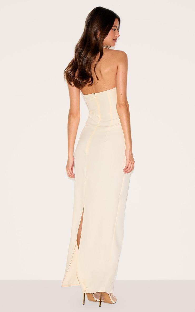 Butter Cream Vest Detail Maxi Dress Product Image