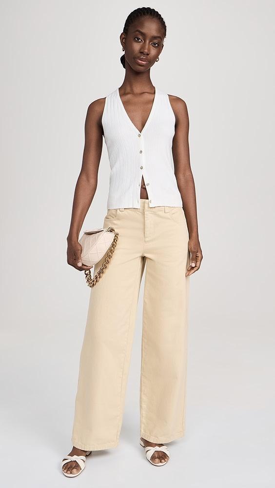 Vince Button Tank | Shopbop Product Image