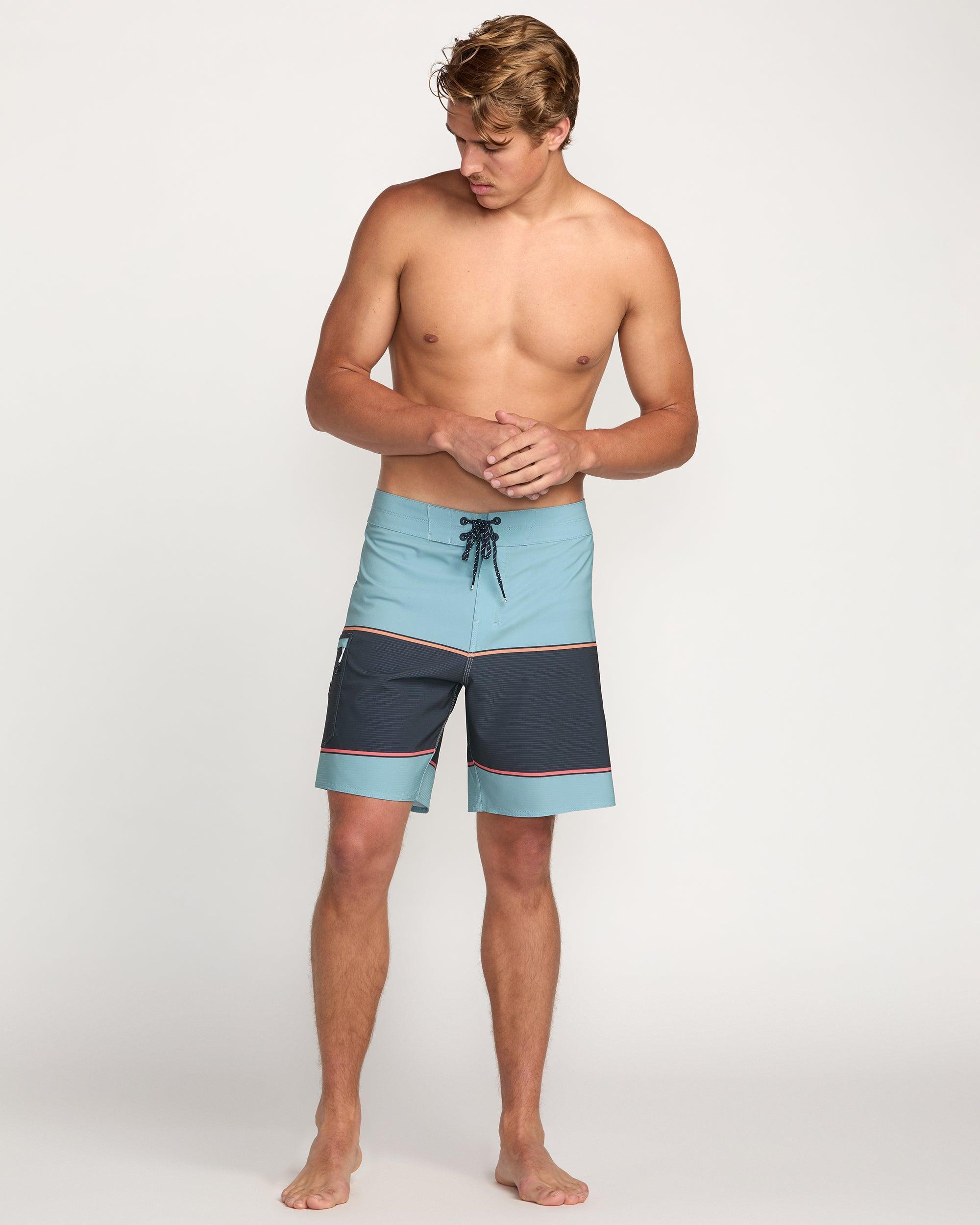 Lowers Airlite 18" Boardshorts - Cloud Blue Male Product Image