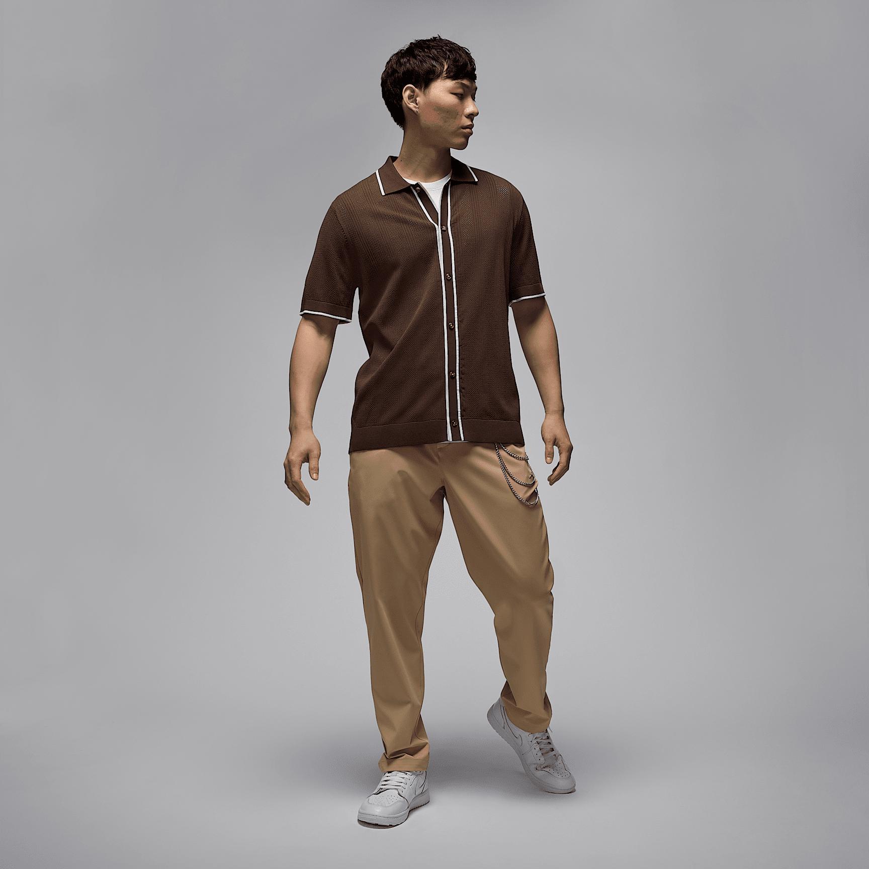 Jordan Sport ​Men’s Knit Button-Down Golf Top Product Image