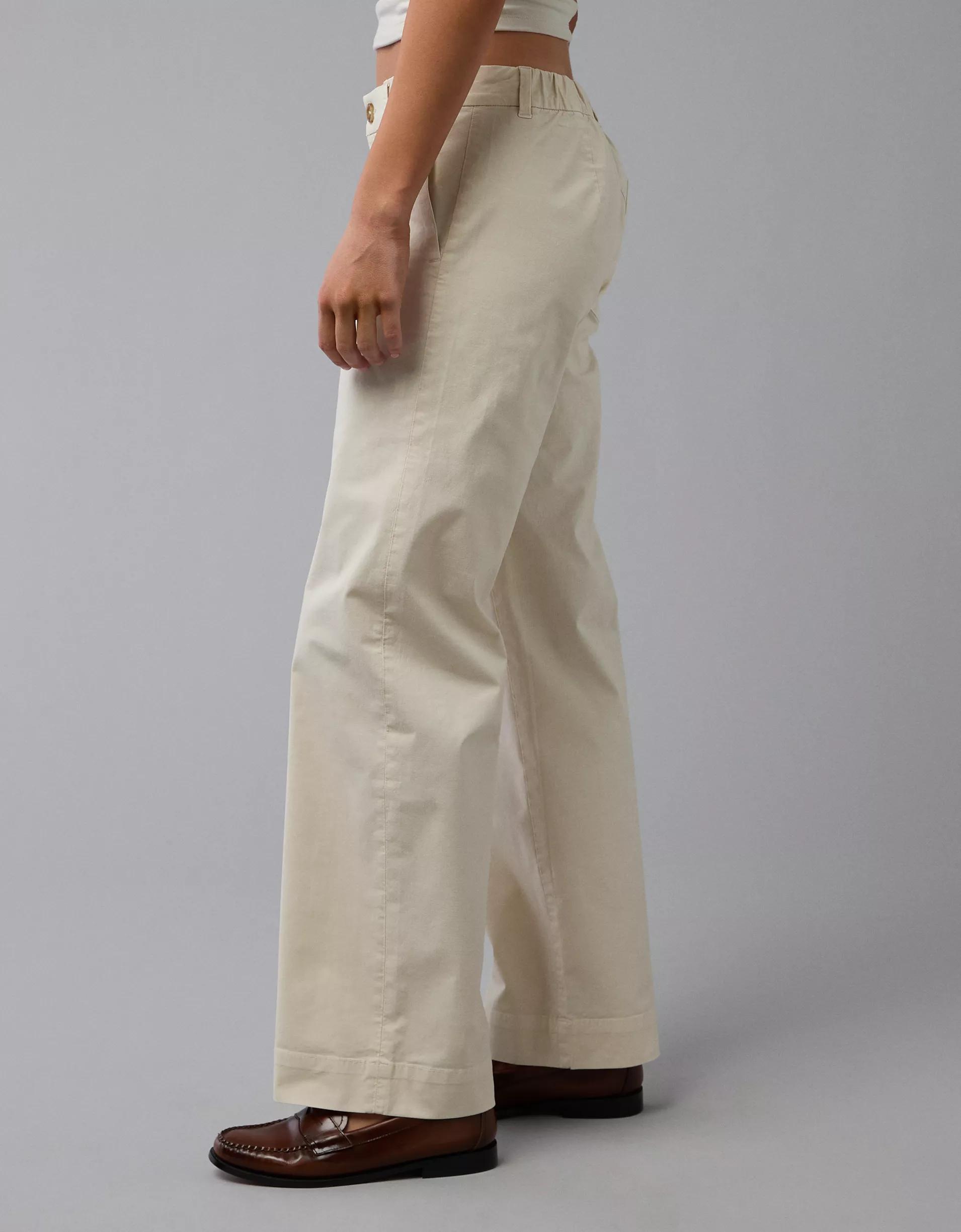 AE Stretch Stovepipe Khaki Pant Product Image