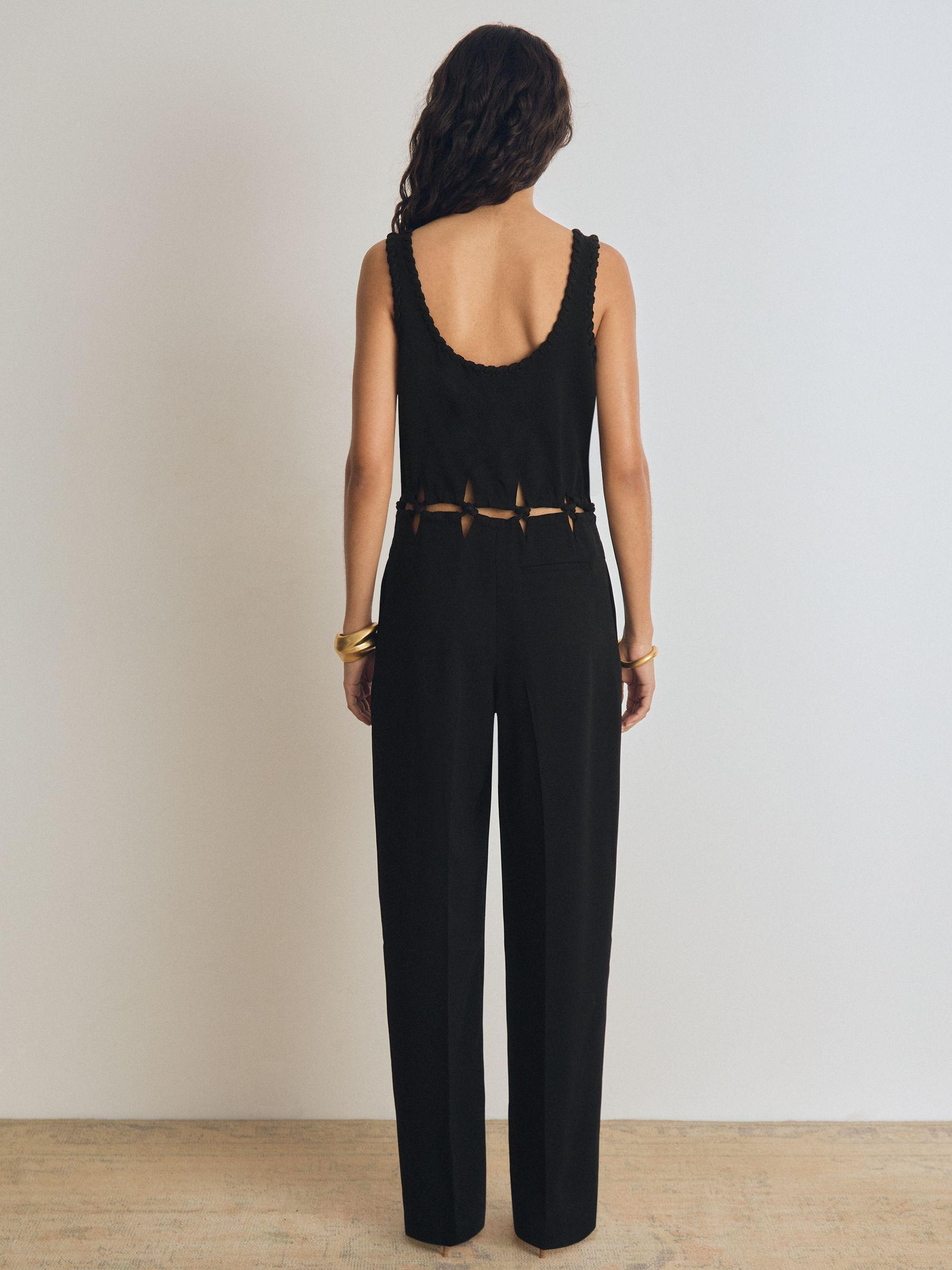Atelier Cut-Out Waist Jumpsuit in Black Product Image