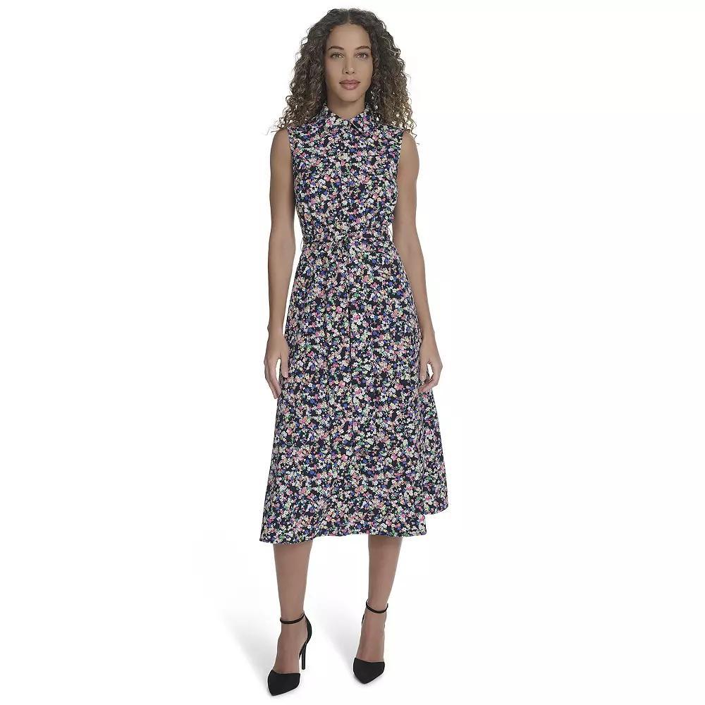 Women's Harper Rose Sleeveless Collared Shirt Dress, Size: 16, Multi Ditsy Product Image