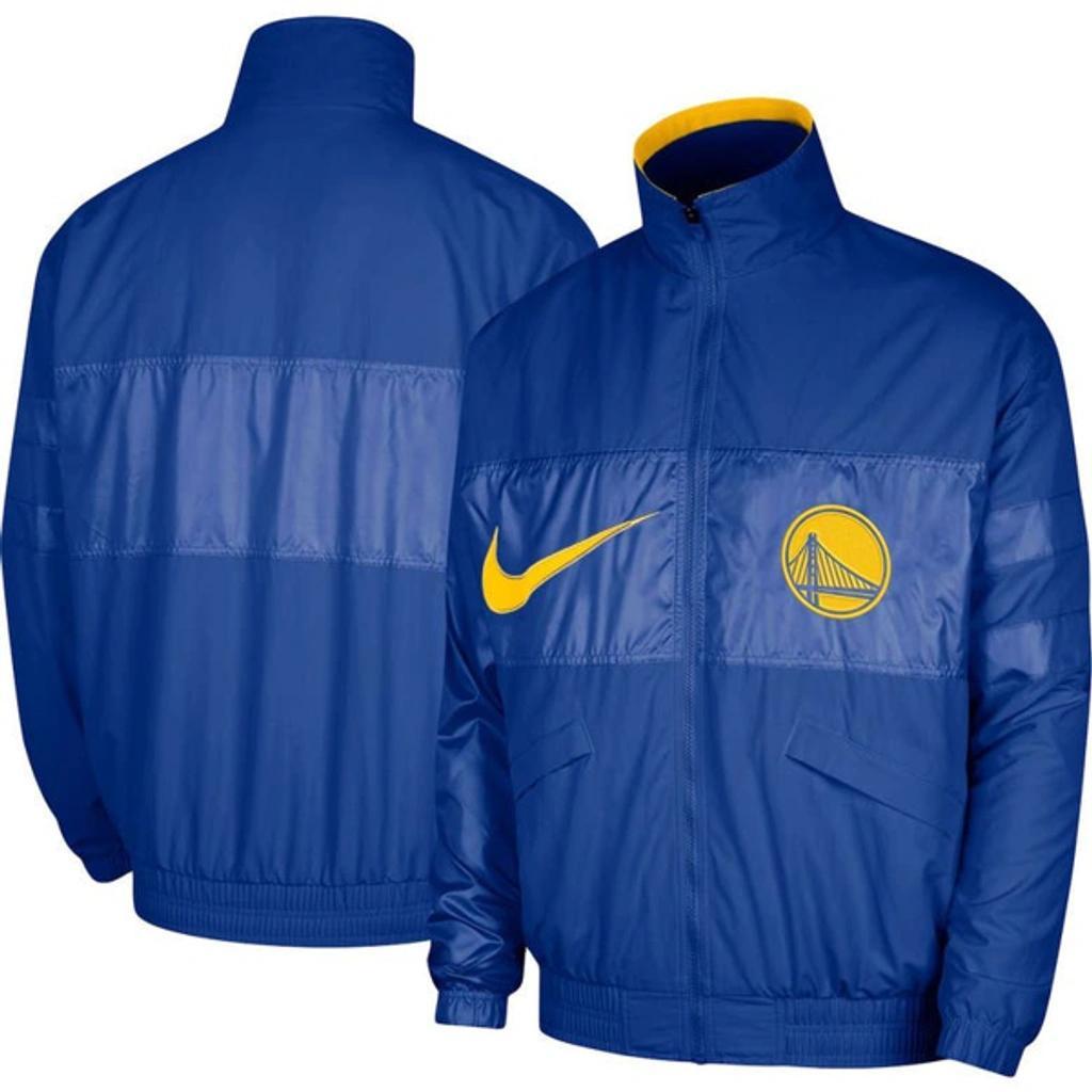 NIKE Golden State Warriors Courtside  Men's Nba Lightweight Jacket In Blue Product Image