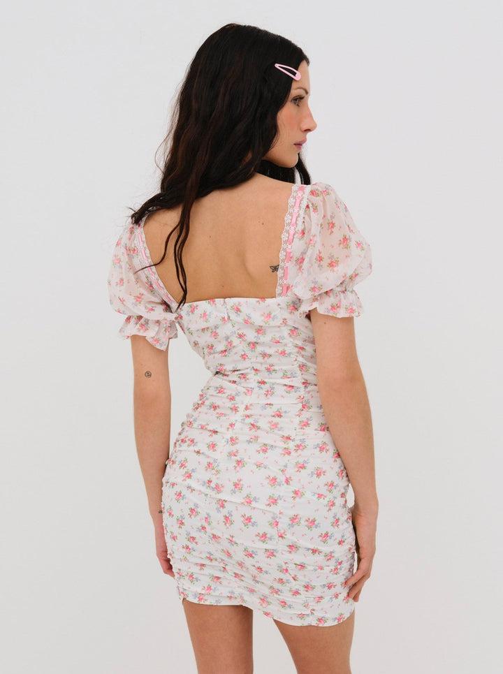 Robin Slip Dress — White Product Image