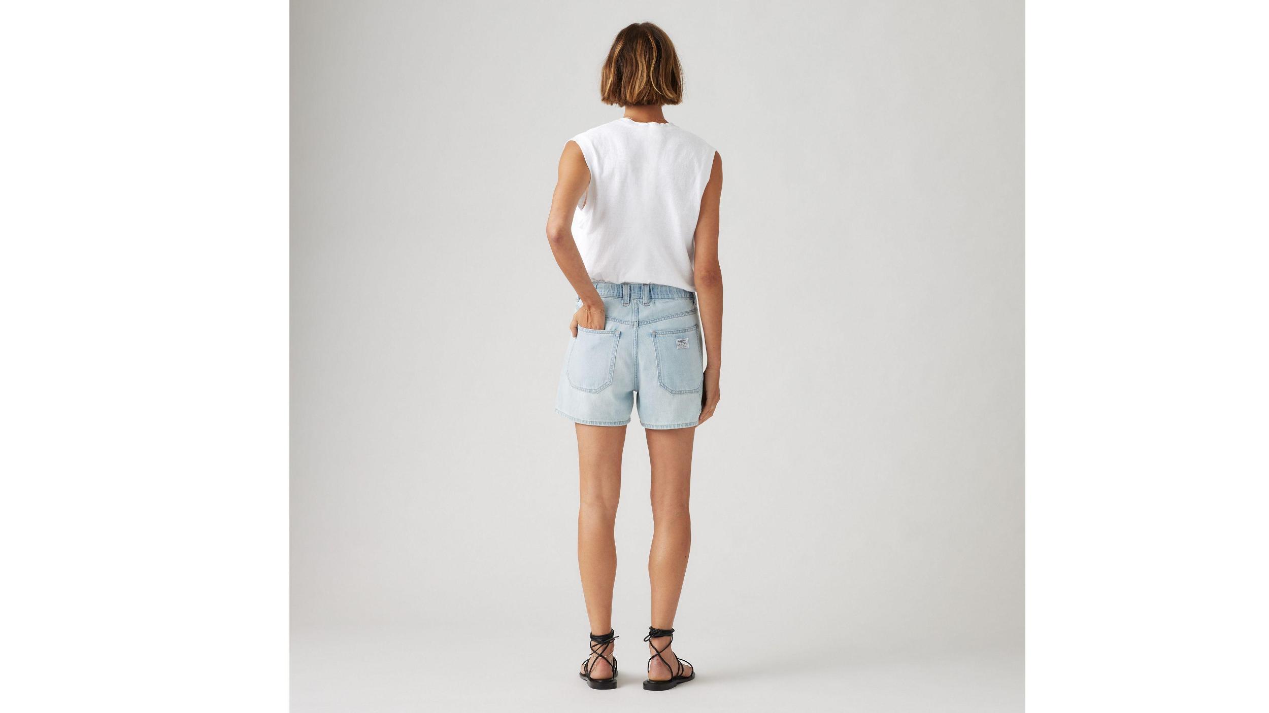 Linen+ Denim Lightweight Carpenter Women's Shorts Product Image