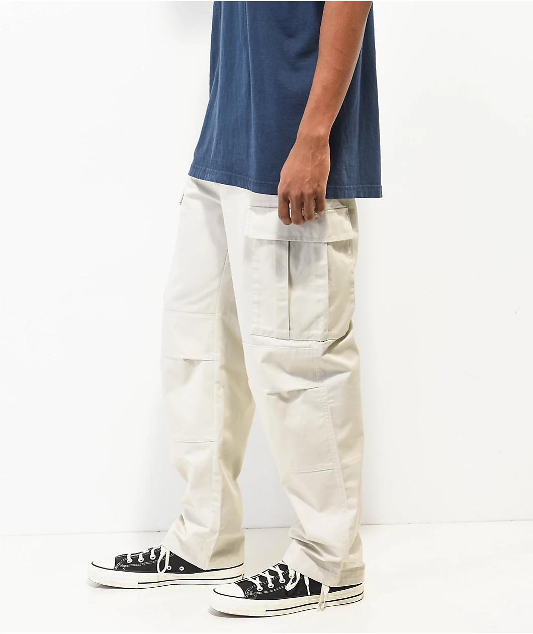 Empyre Silver Birch Khaki Cargo Skate Pants Product Image