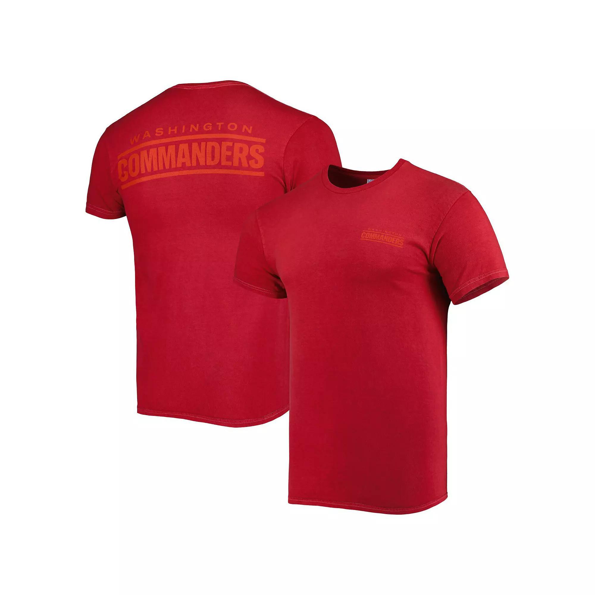 Men's '47 Red Washington Commanders Fast Track Tonal Highlight T-Shirt, Size: Small, Wft Red Product Image