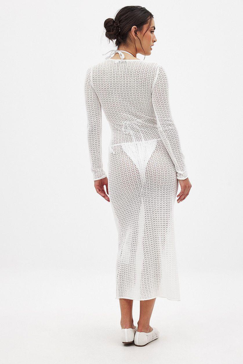 Crochet Knitted Dress Product Image