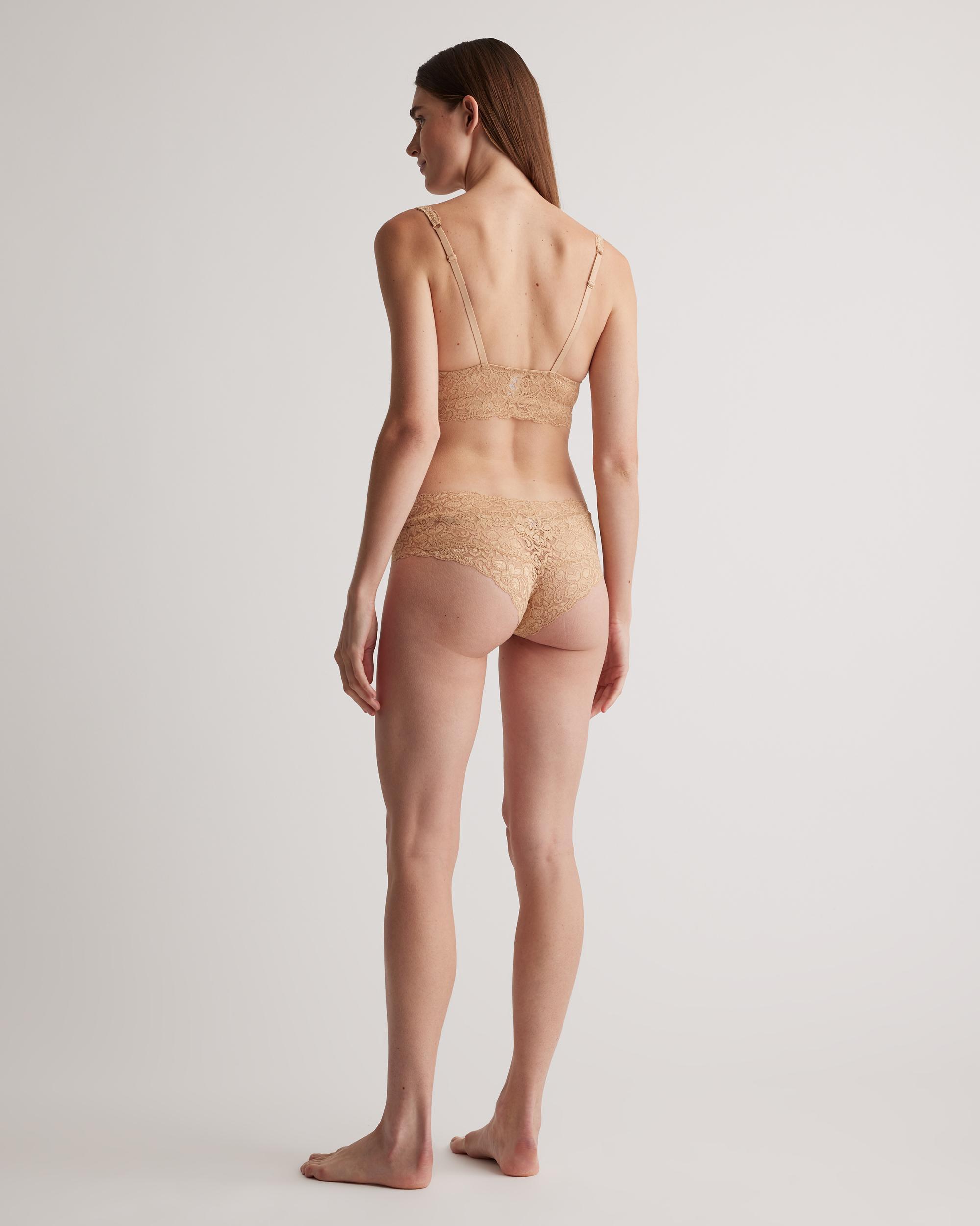 Quince | Women's Stretch Lace Cheeky Brief Size XL, Nylon/Spandex Product Image