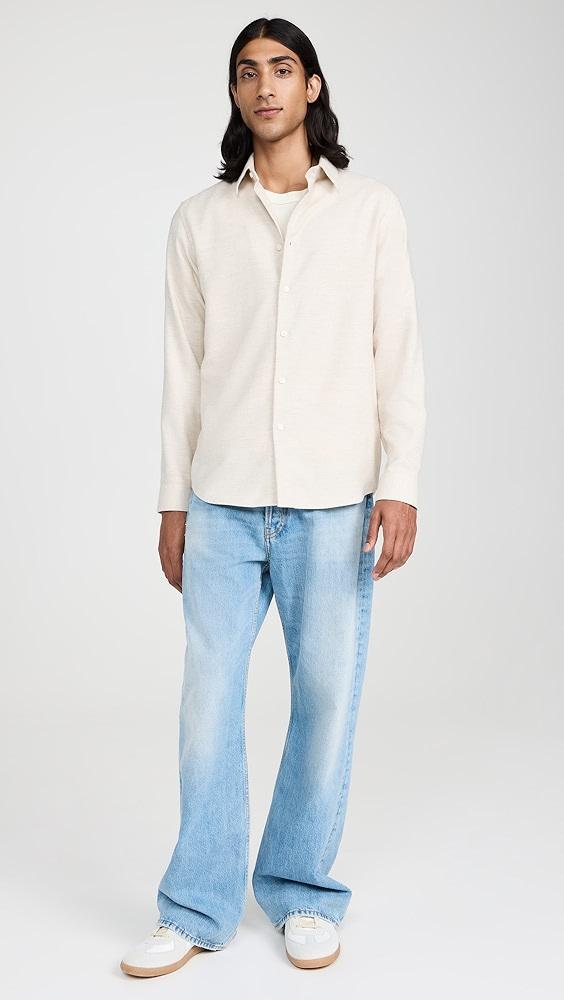 Theory Irving Twill Flannel Shirt | Shopbop Product Image