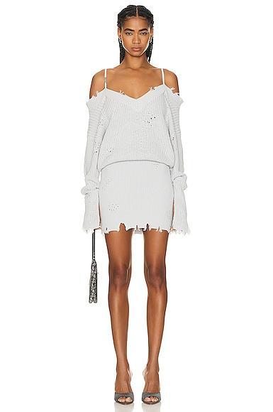 SER.O.YA Maude Sweater Dress in Black - Black. Size S (also in L, M). Product Image