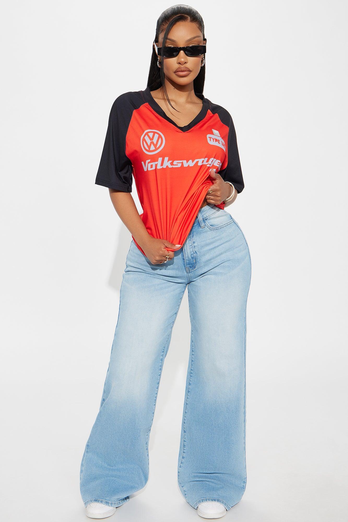 VW Volkswagen Jersey Tee - Red Female Product Image