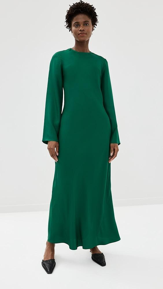 Róhe Minimal Wide Sleeved Silk Dress | Shopbop Product Image