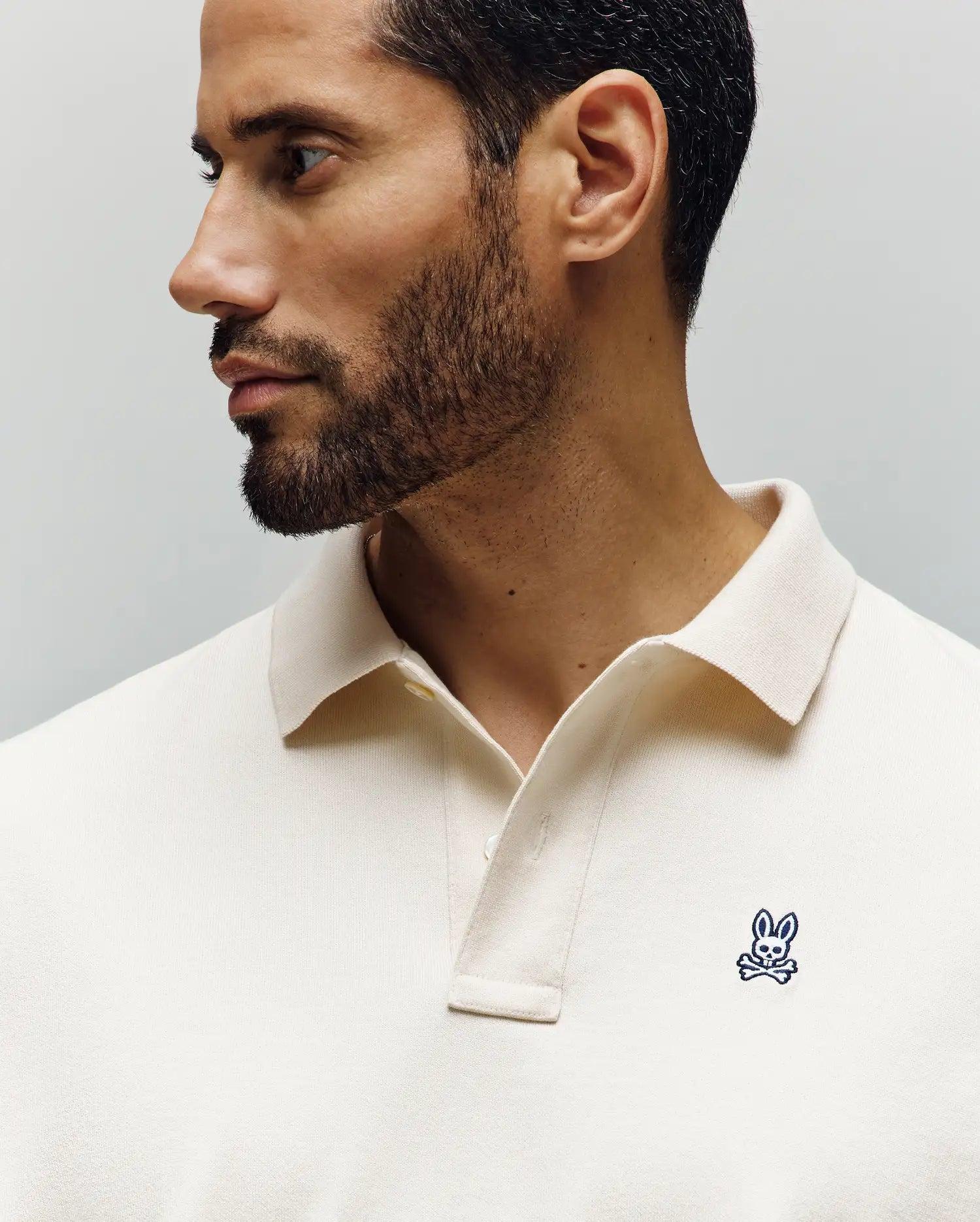 MENS HENRY OVERSIZED FIT POLO - MT0100104 Product Image