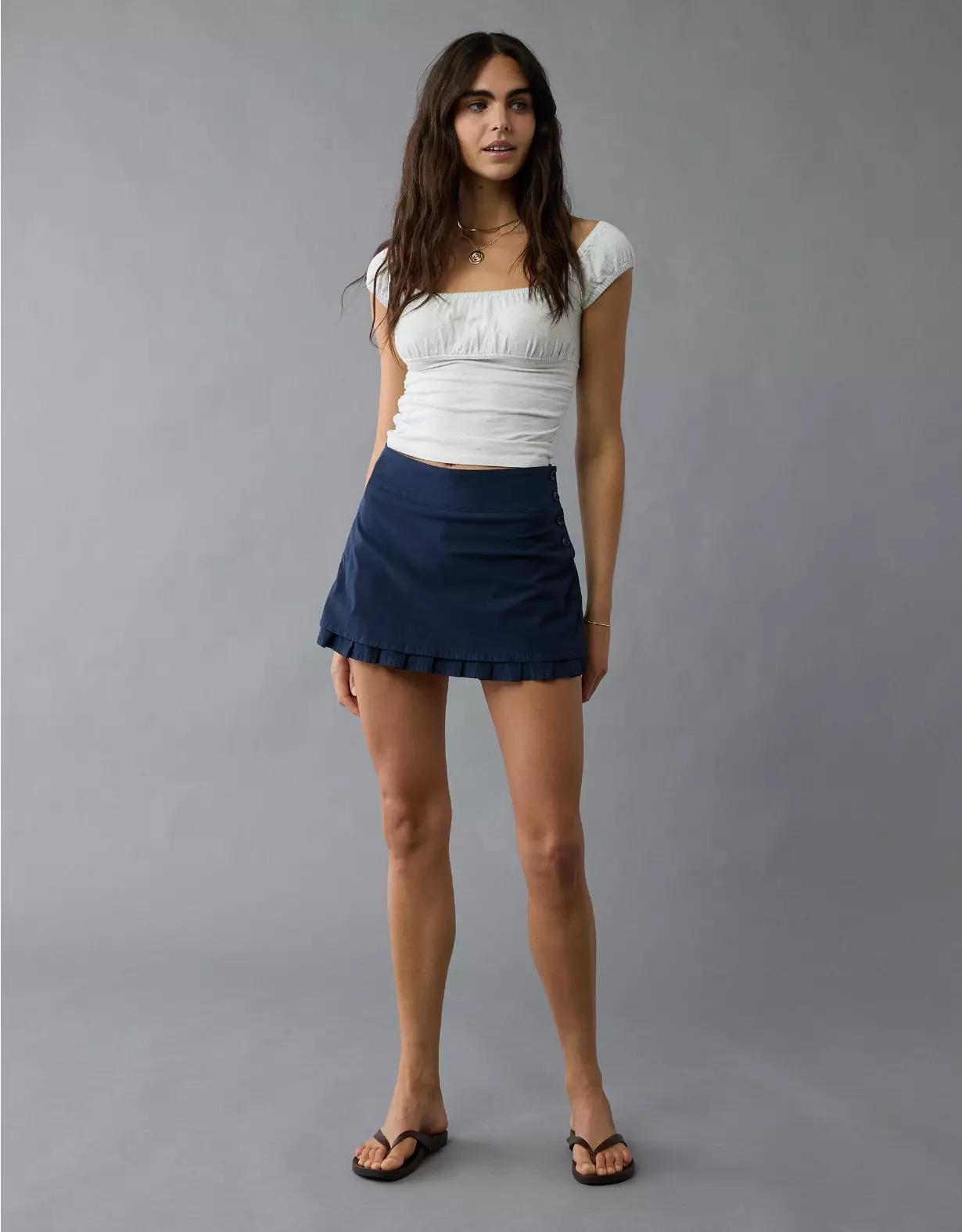 AE Stretch Low-Rise Mini Skort Product Image