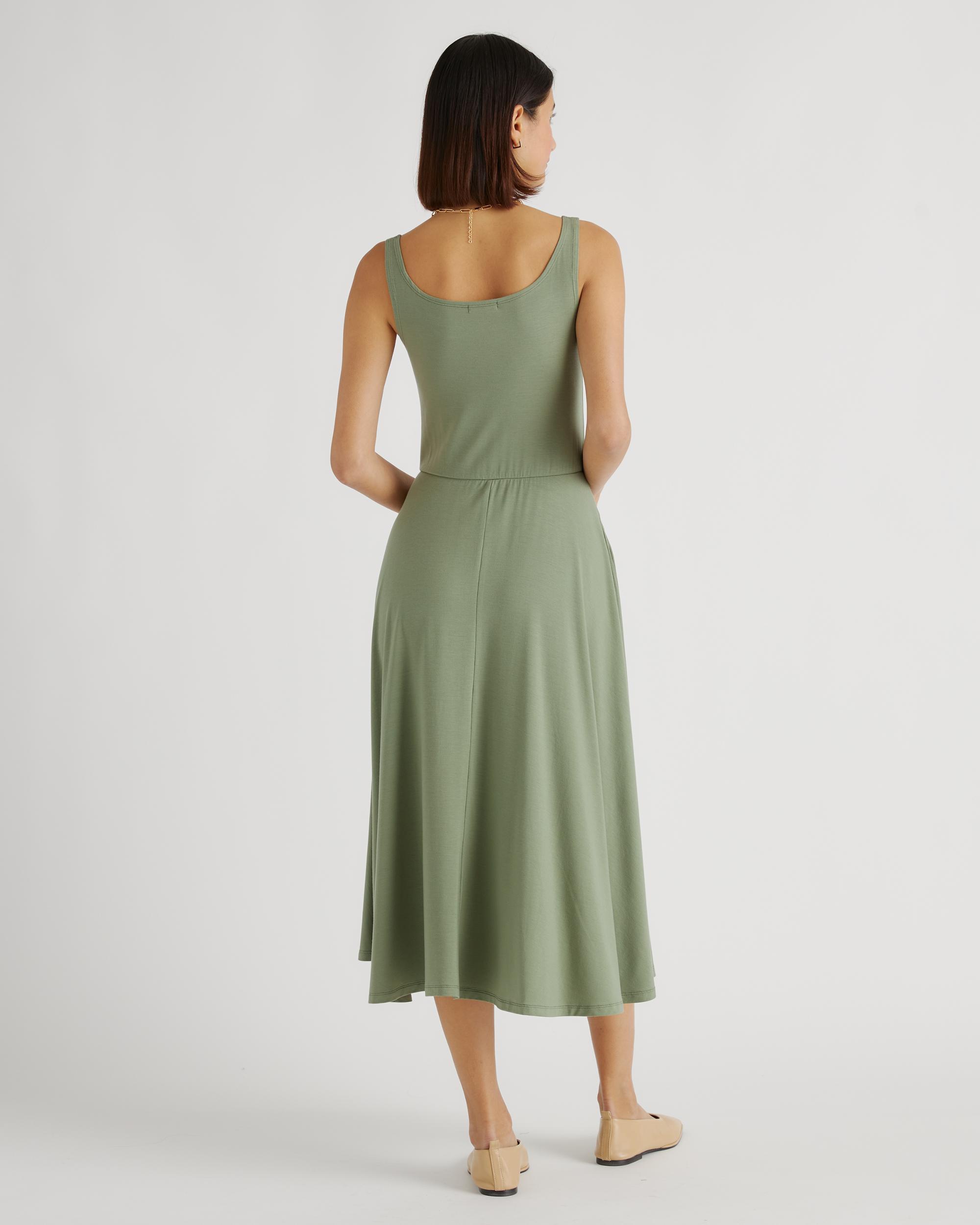 Quince | Women's Tencel Jersey Fit & Flare Dress Product Image
