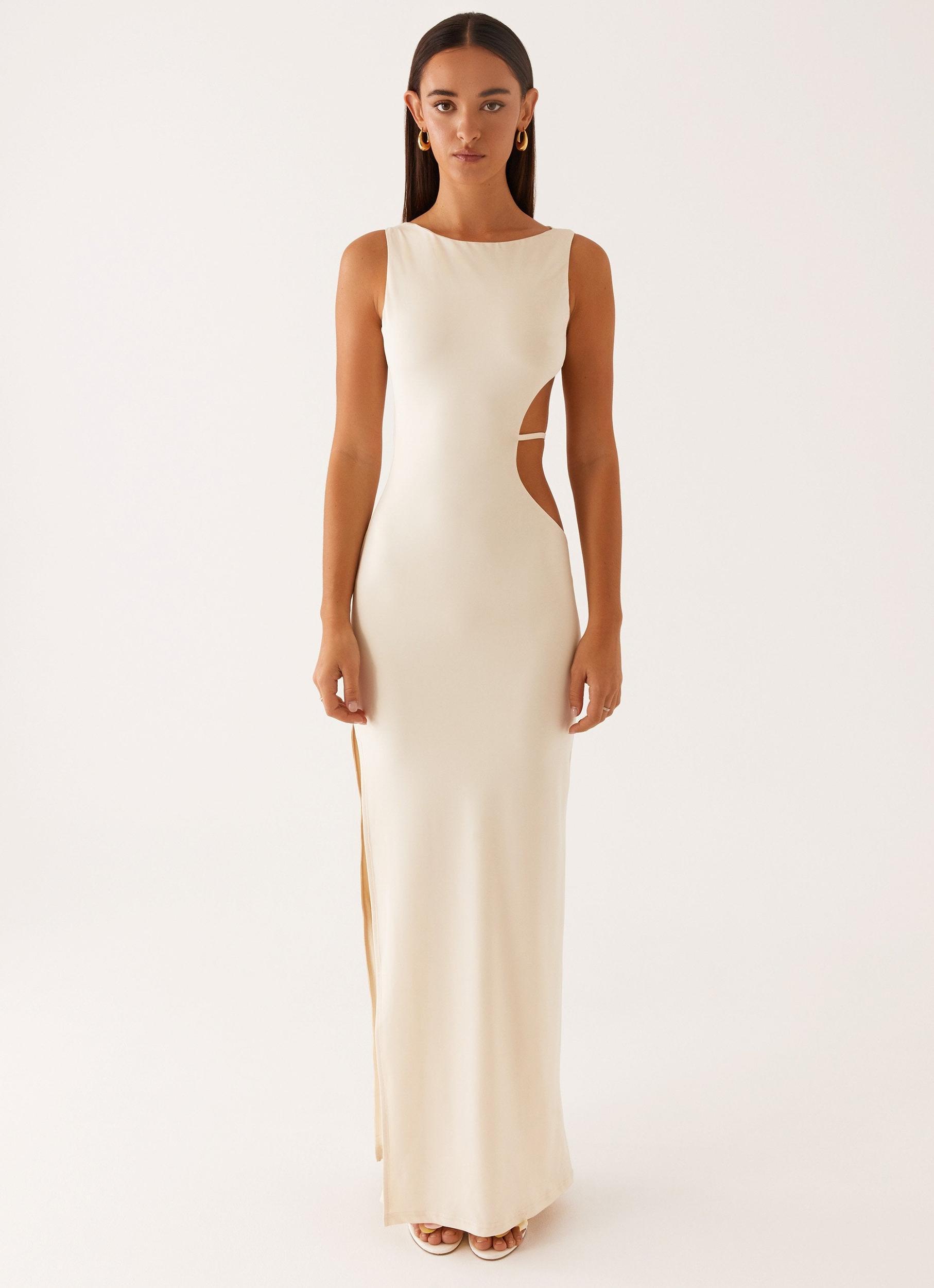 Sutton Maxi Dress - Yellow Product Image