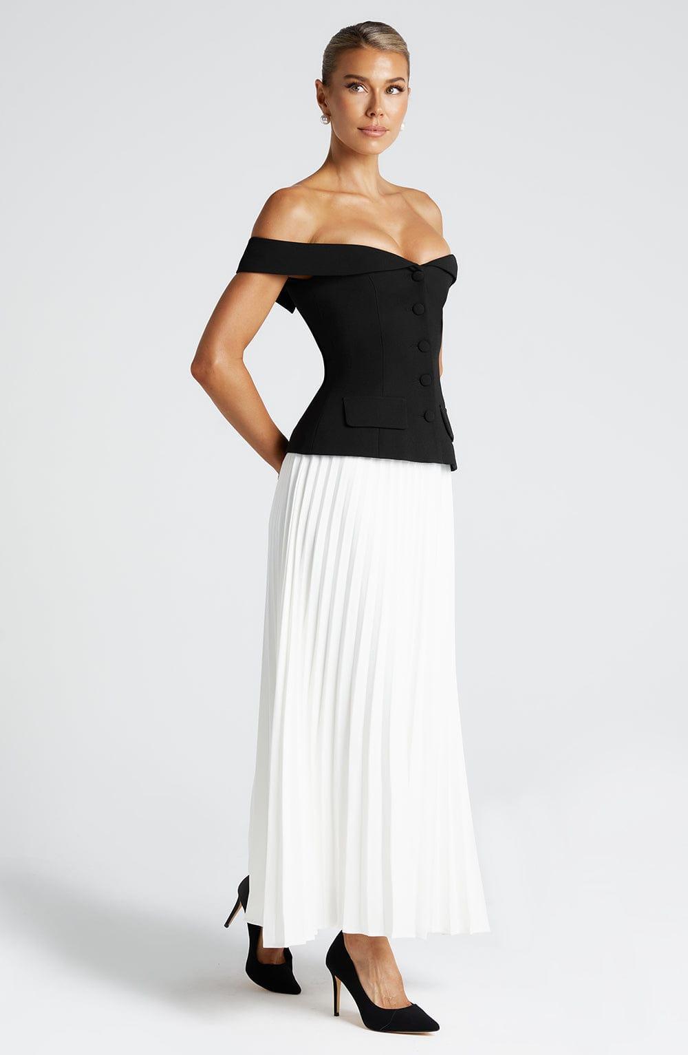 Penny Midi Skirt - Ivory Product Image