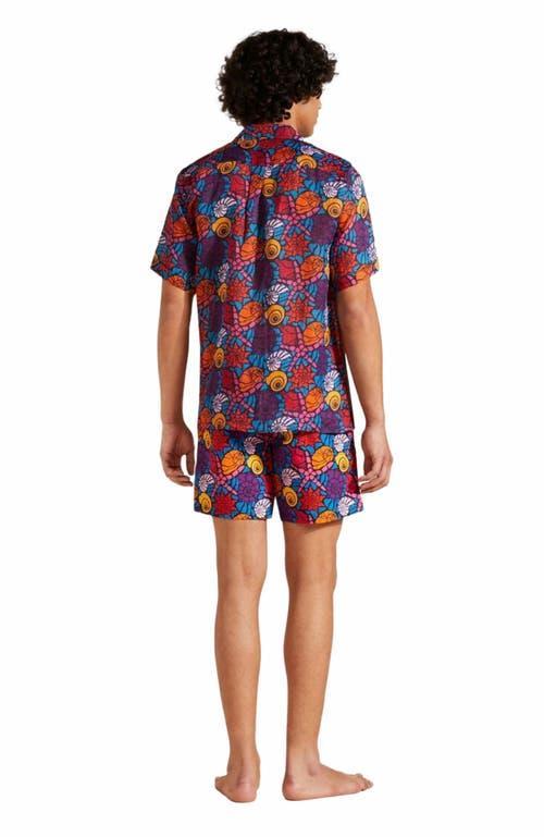 Mens Noumea Sea Graphic Camp Shirt Product Image