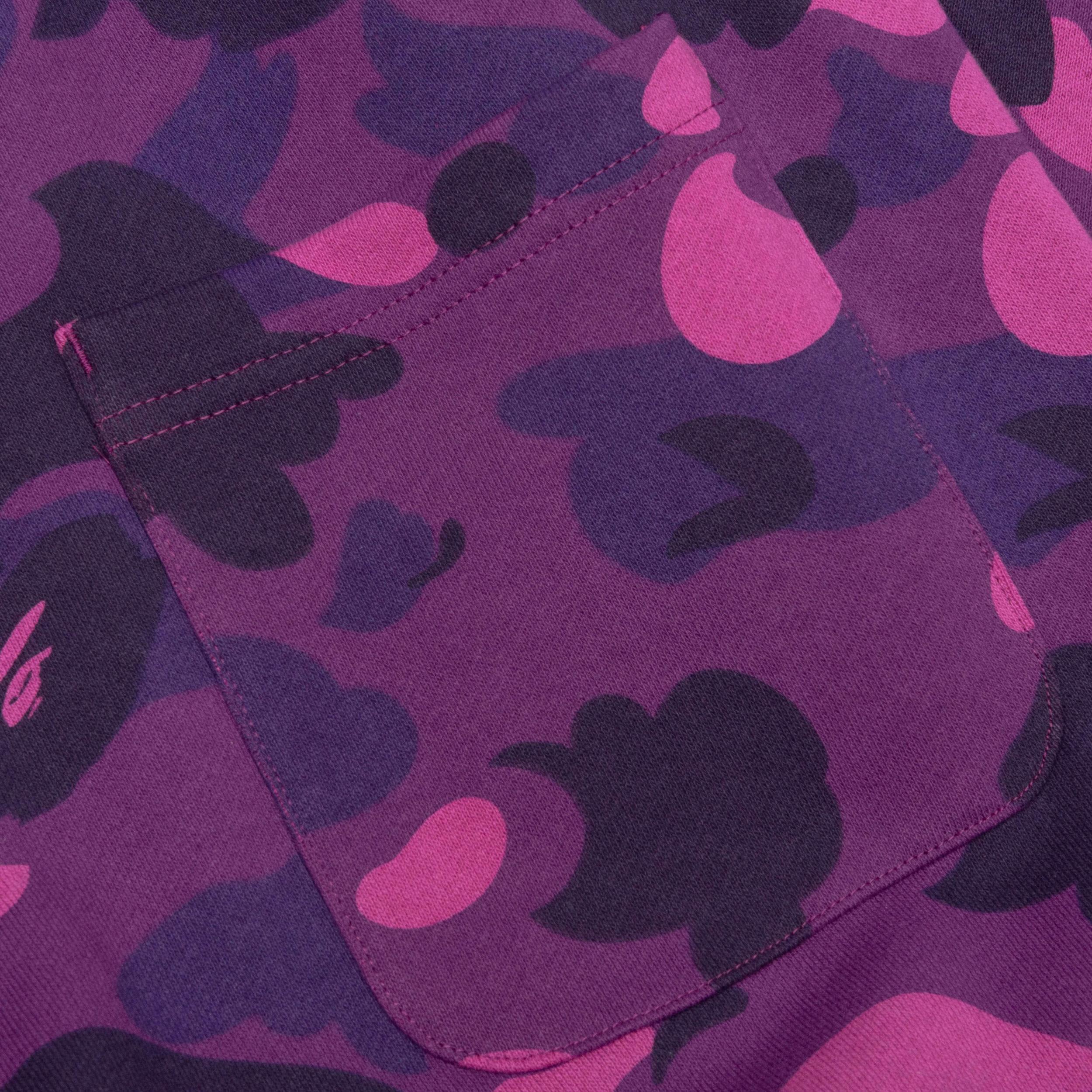 Color Camo Wide Fit Sweat Pants - Purple Male Product Image