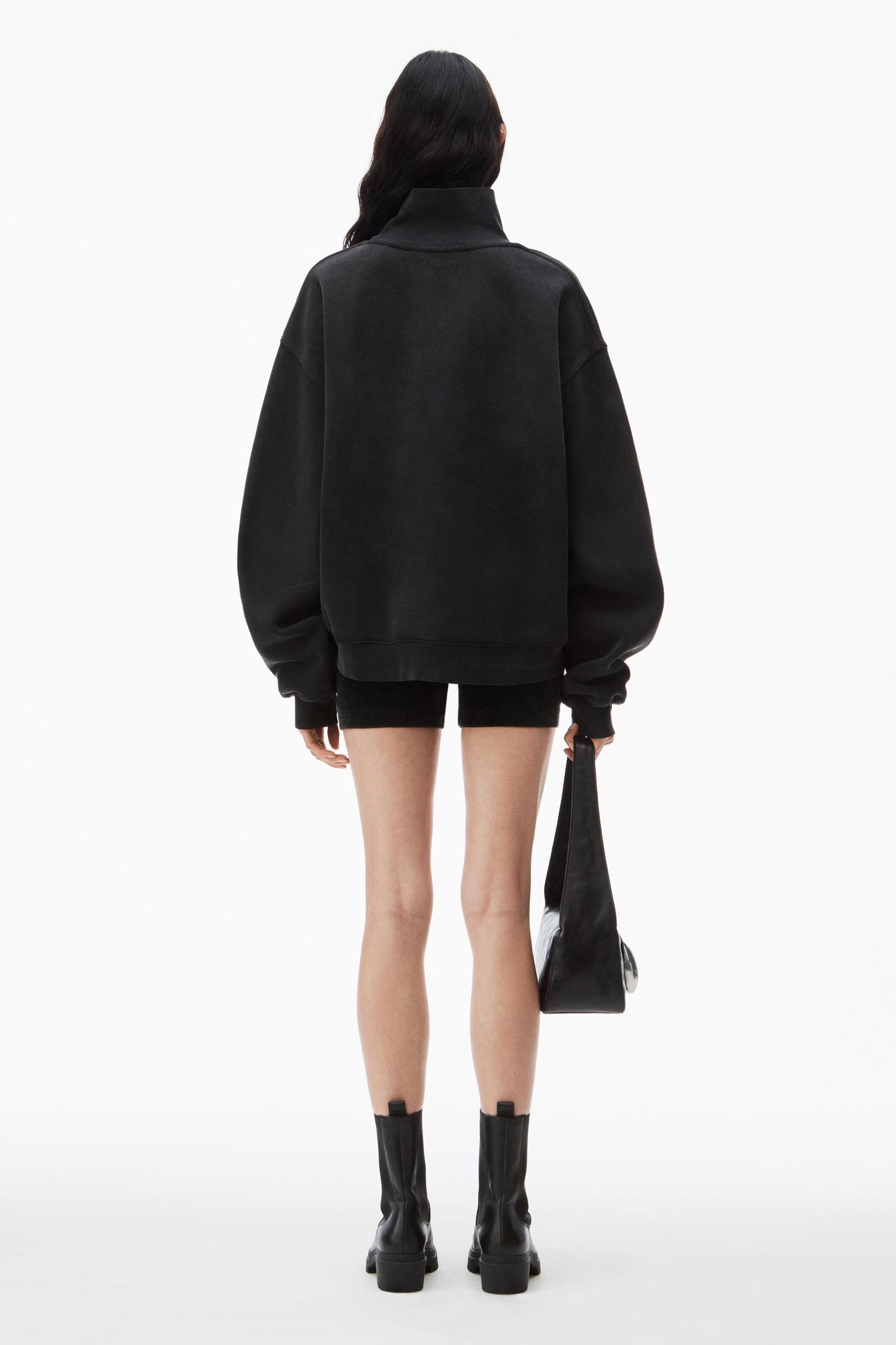 Unisex High Neck Sweatshirt In Dense Fleece  Product Image
