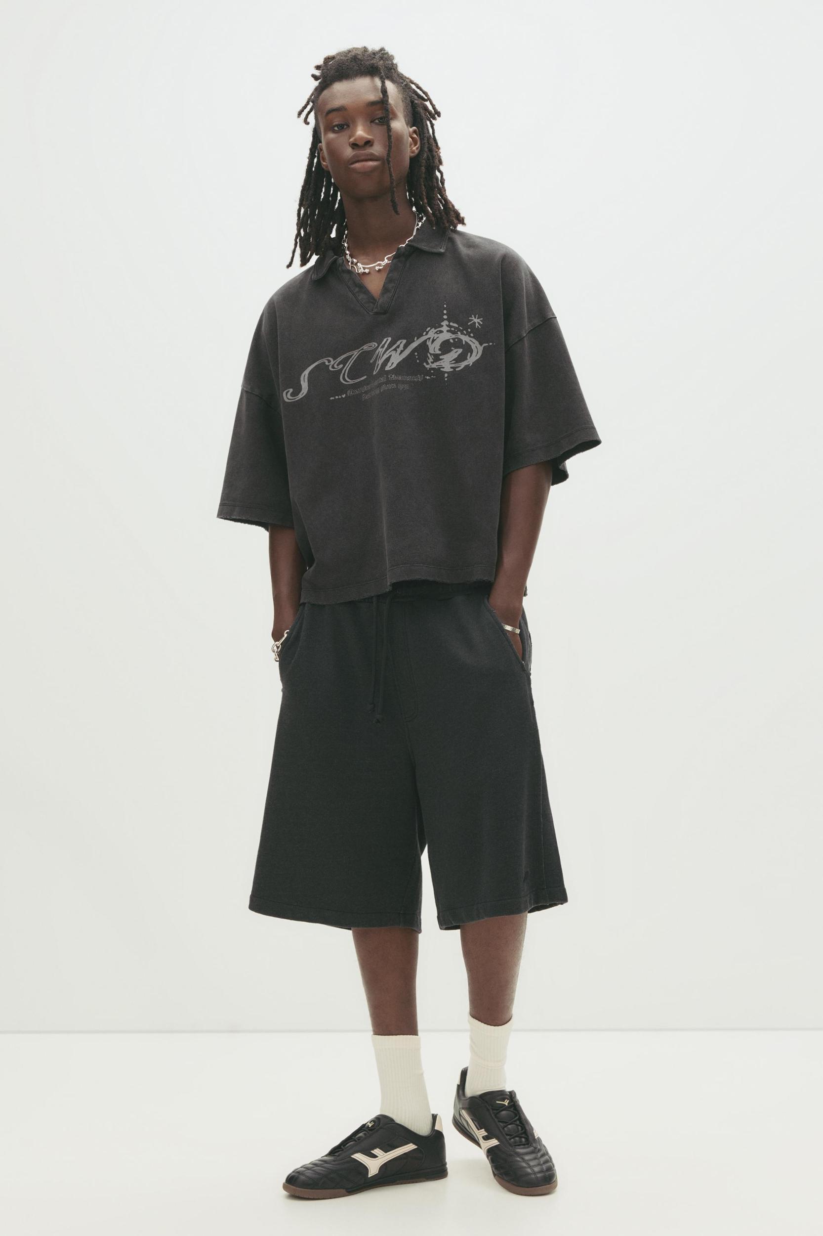 Washed STWD polo shirt Product Image