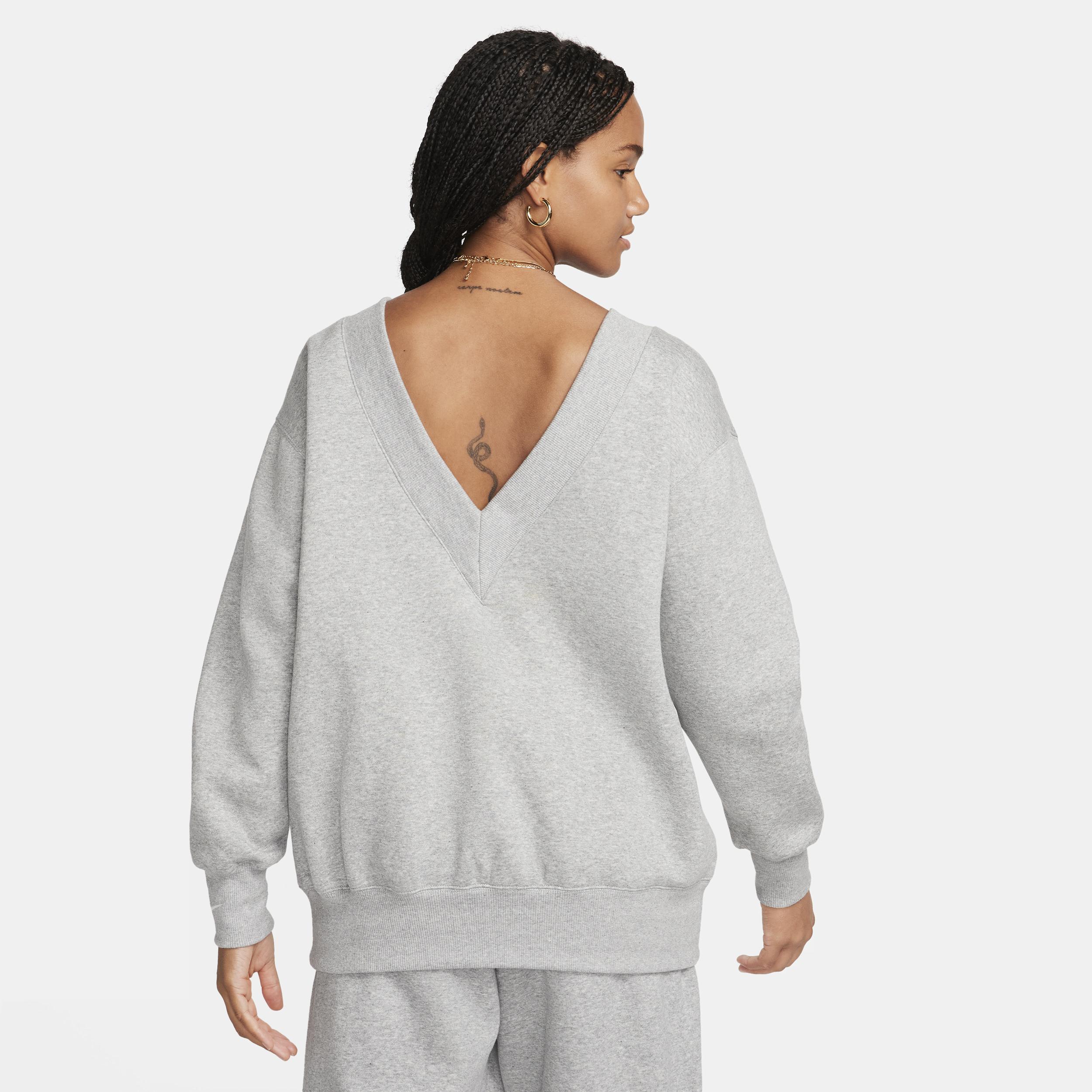 Nike Sportswear Phoenix Fleece Women's Oversized V-Neck Sweatshirt Product Image