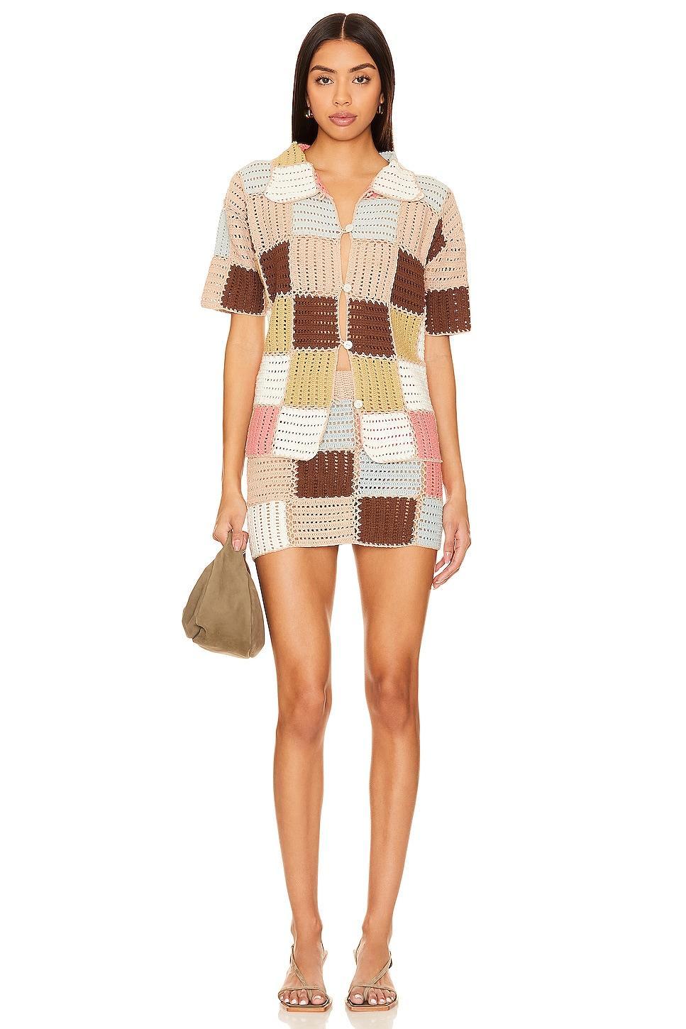 Edith Patchwork Skirt Product Image