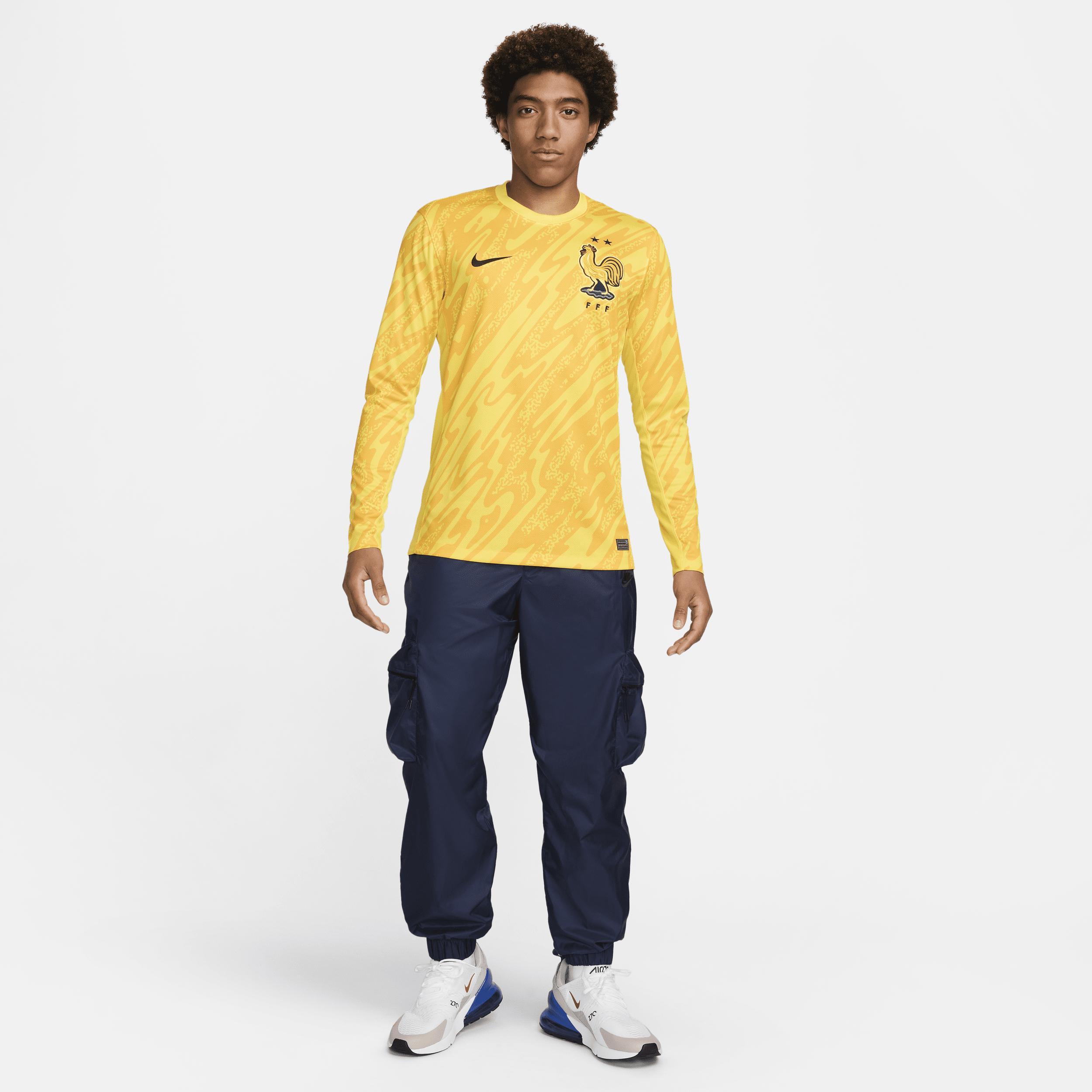 FFF (Team) 2024/25 Stadium Goalkeeper Nike Men's Dri-FIT Soccer Replica Jersey Product Image