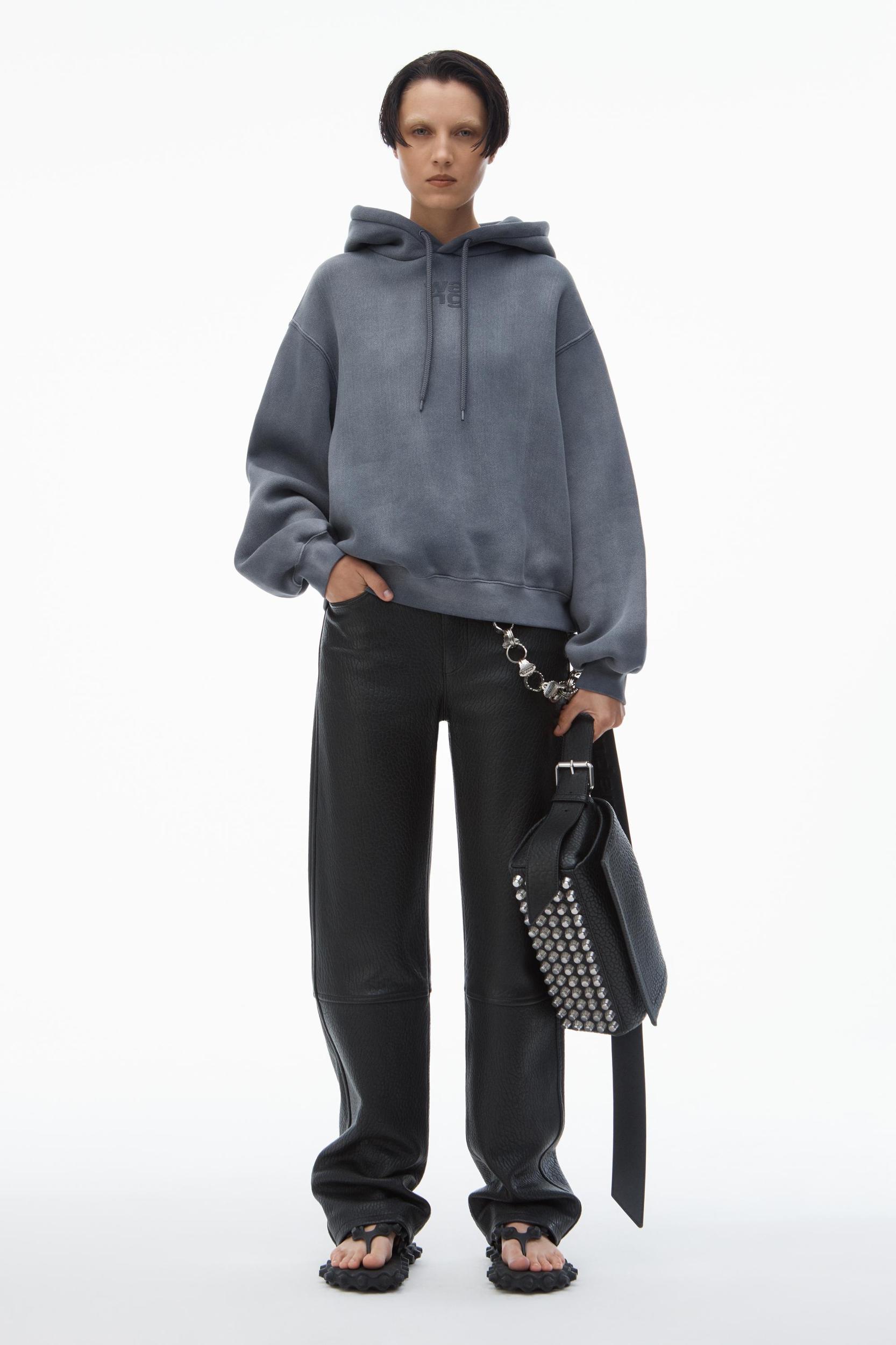 Puff Logo Hoodie In Structured Terry Product Image