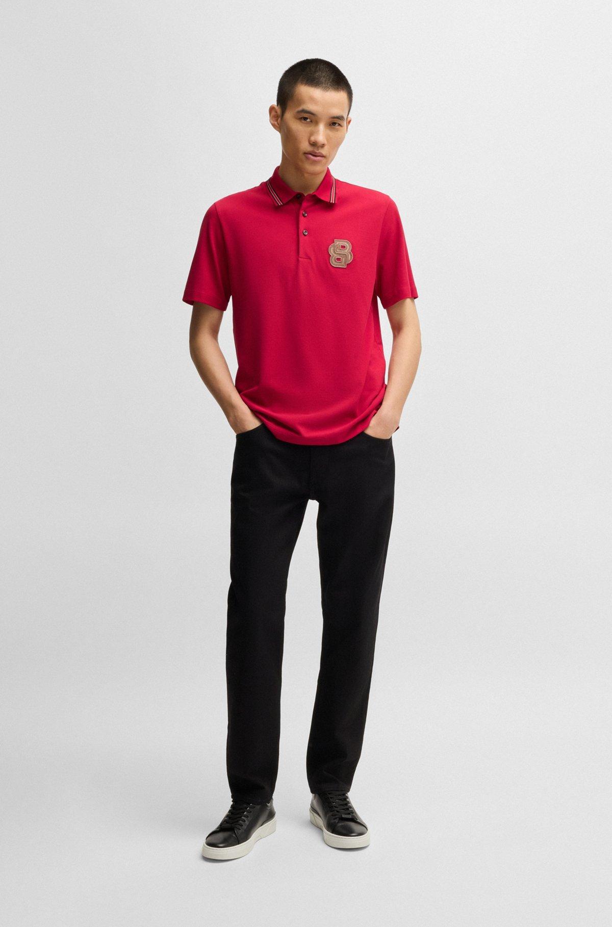 BOSS x Creation of the Gods mercerised-cotton polo shirt Product Image