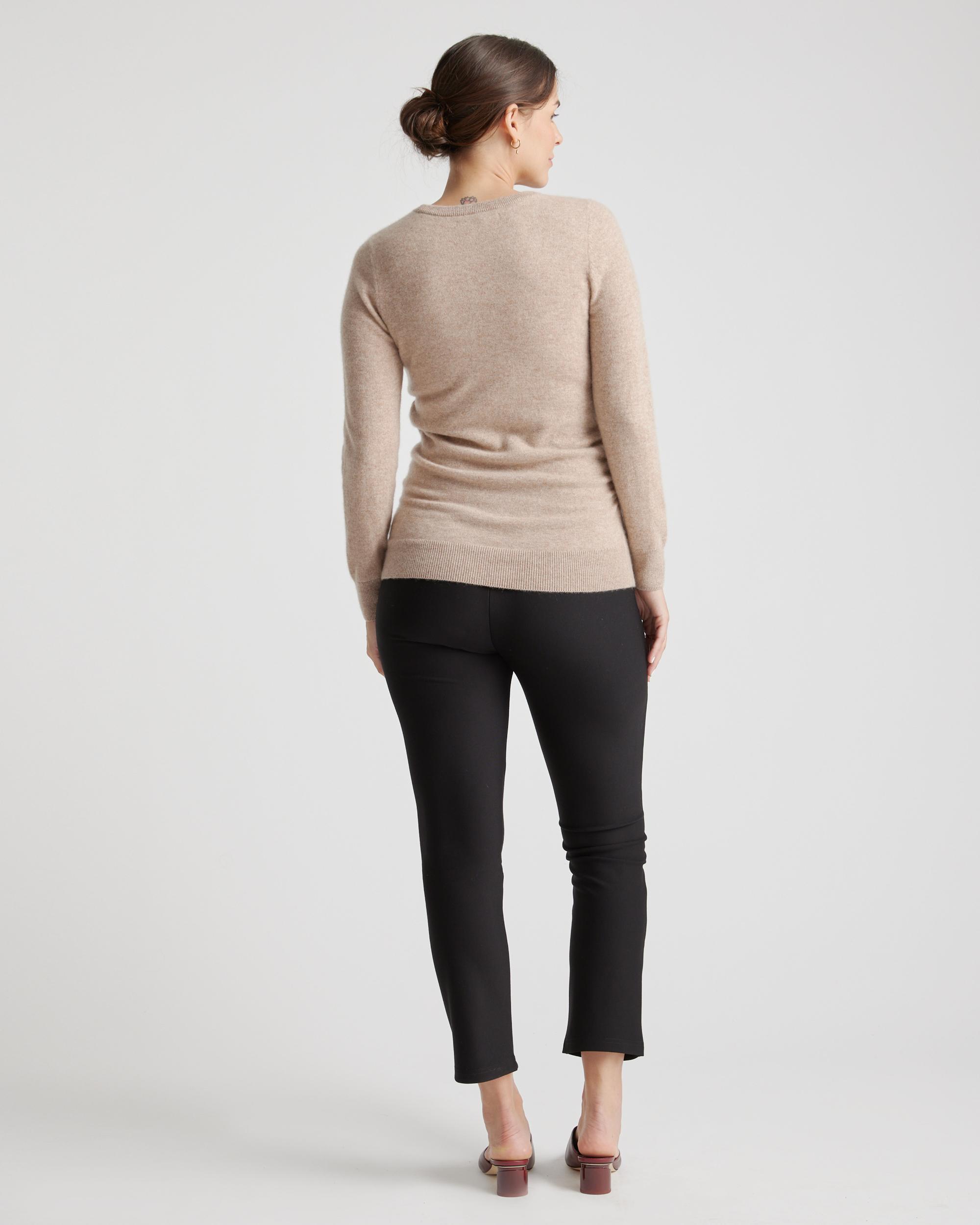 Quince | Women's Mongolian Cashmere Maternity Crewneck Sweater Size XS Product Image
