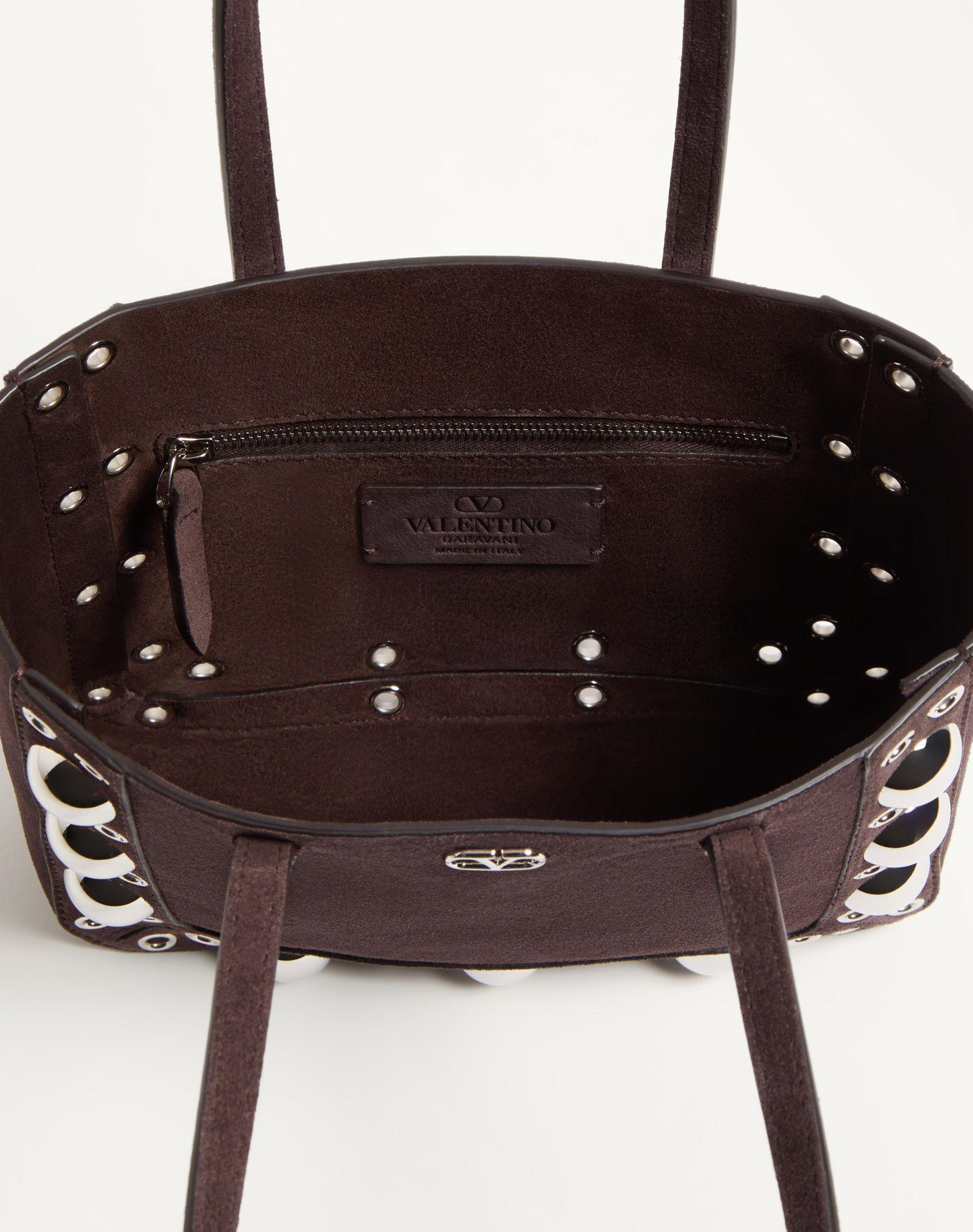VALENTINO GARAVANI NELLCÔTE MINI SUEDE SHOPPING BAG Product Image