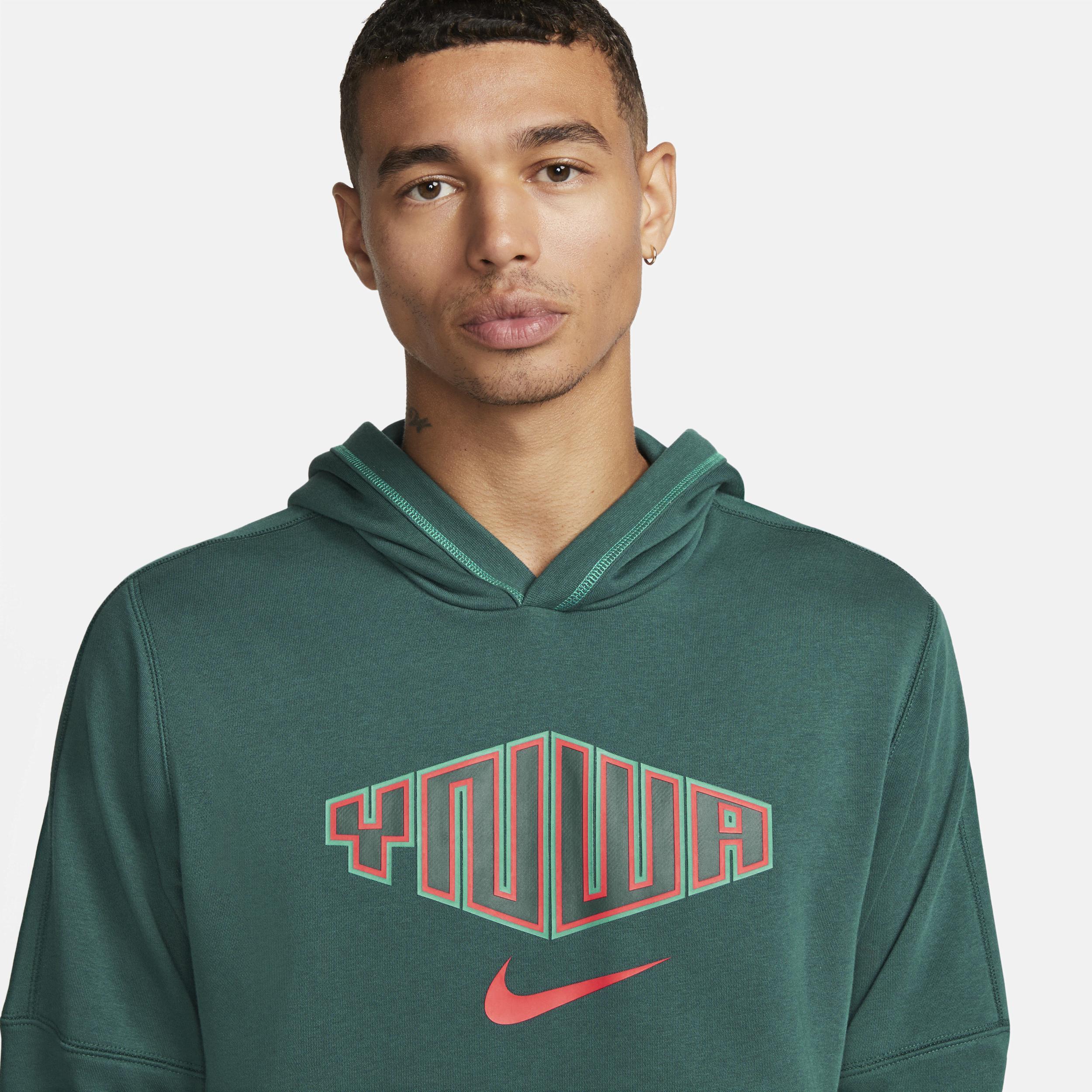 Mens Nike Teal Liverpool Travel Fleece Pullover Hoodie Product Image