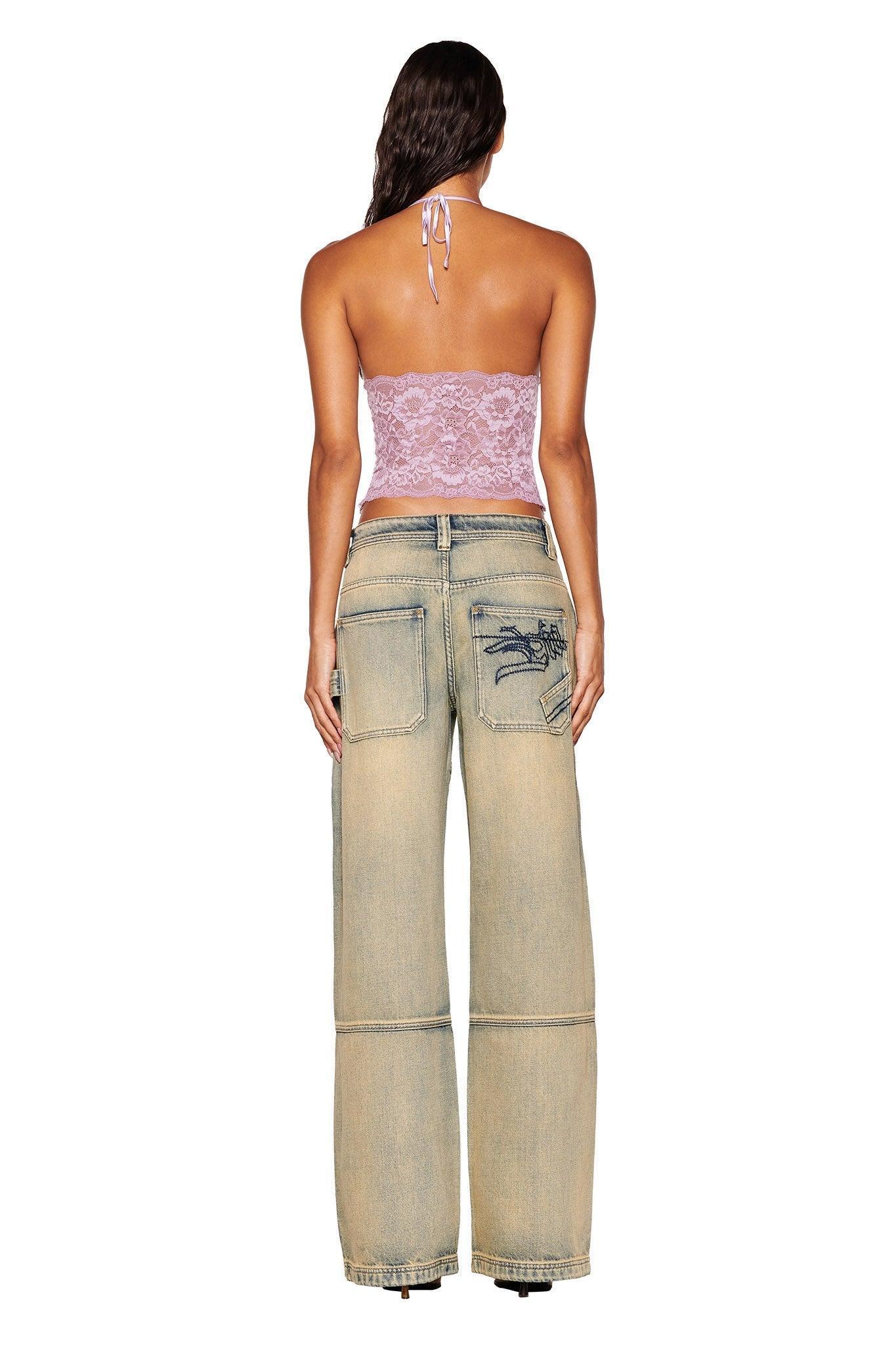 GEM HALTER TOP - PURPLE : LILAC Product Image