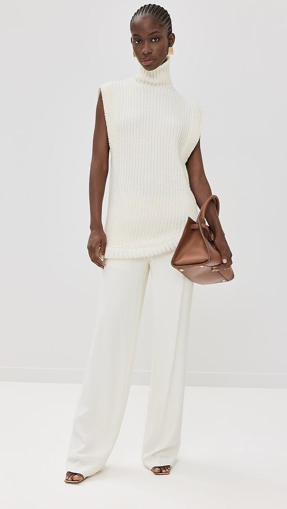 Victoria Beckham Sleeveless High Neck Sweater | Shopbop Product Image